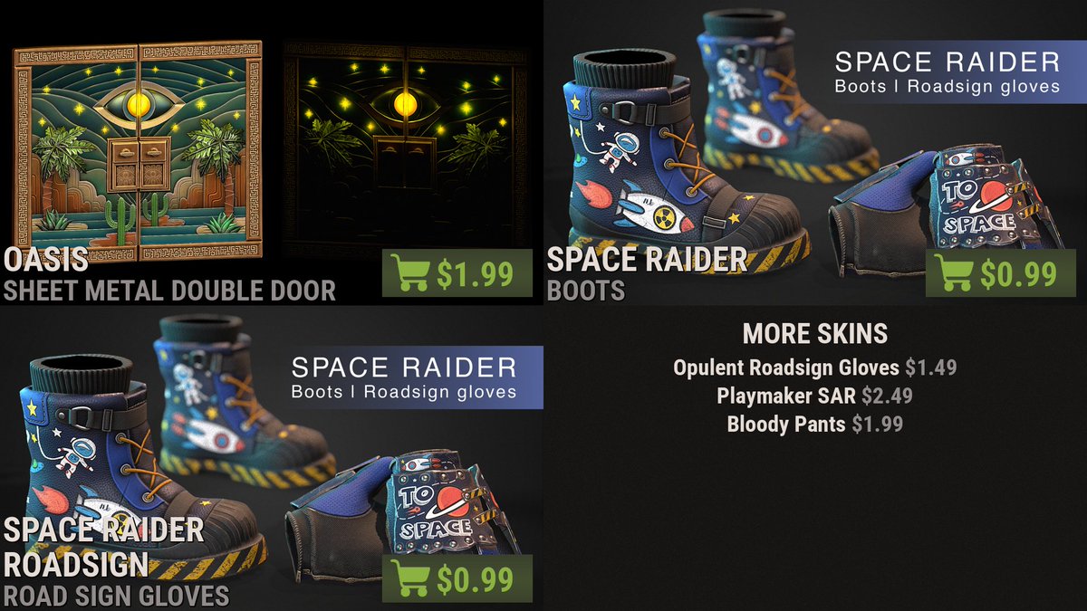 🚨 NEW ITEM STORE 🚨
store.steampowered.com/itemstore/2524…

#rust #playrust #rustskins #rustworkshop