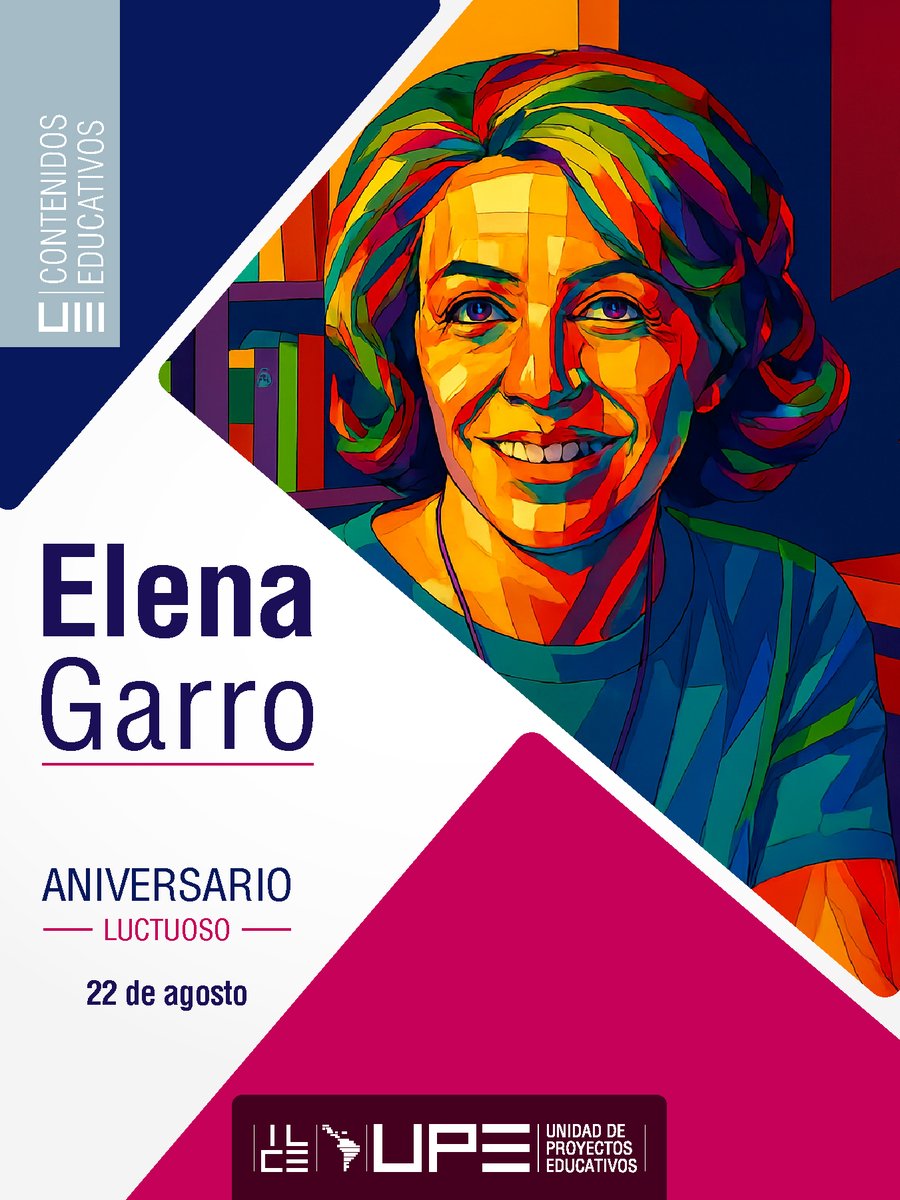 ILCEedu's tweet photo. #Acontecer 🗓️| Conmemoramos el aniversario luctuoso de Elena Garro (1916-1998), una de las voces más brillantes de la literatura mexicana y referente del realismo mágico latinoamericano.

Su obra nos invita a explorar la memoria, el tiempo y la libertad a través de historias que siguen tocando generaciones. 🌿🕊️

#ElenaGarro #RealismoMágico #LiteraturaMexicana #LosRecuerdosDelPorvenir
