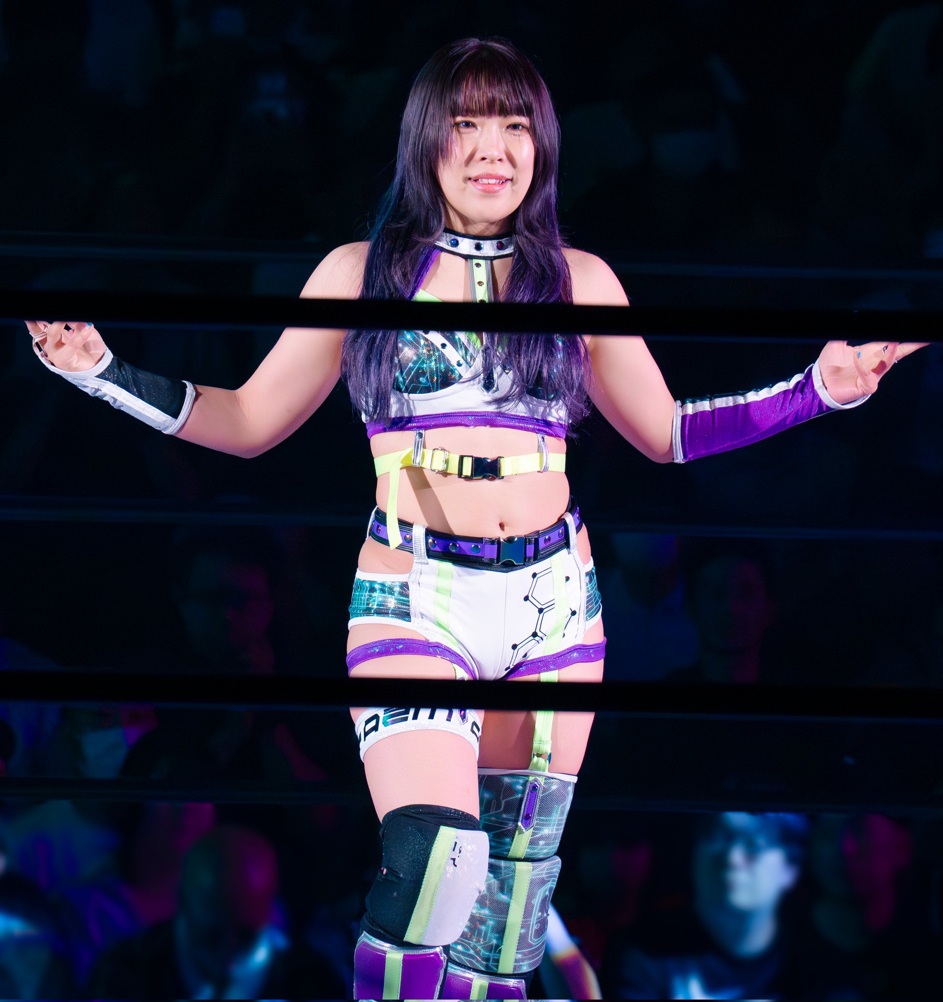 スターダム　AZM選手　2021等身大タペストリー AZM スターダム マスク プロレス（AZM 等身大タペストリー