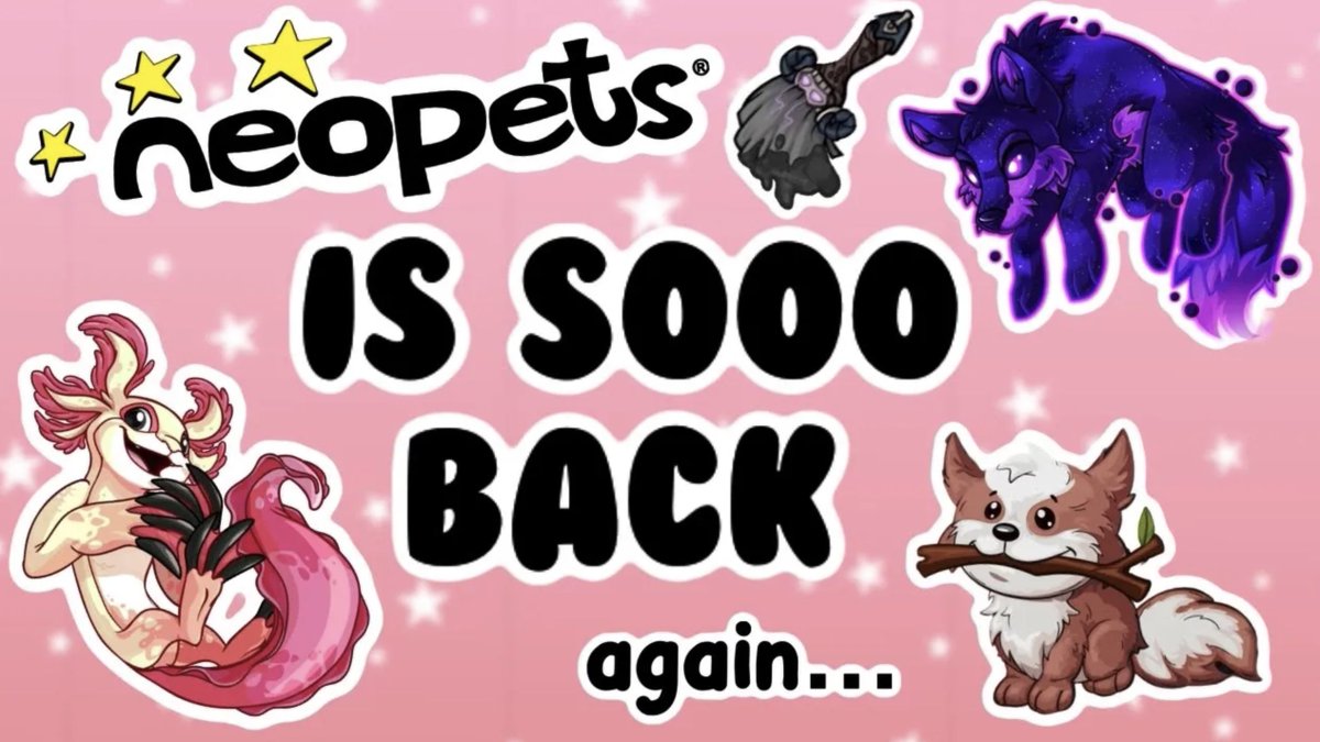 WE ARE SO BACK!!! I've missed making neopets videos and I'm excited to start doing them again 💜
youtu.be/GzaAXZLoO4E?si…