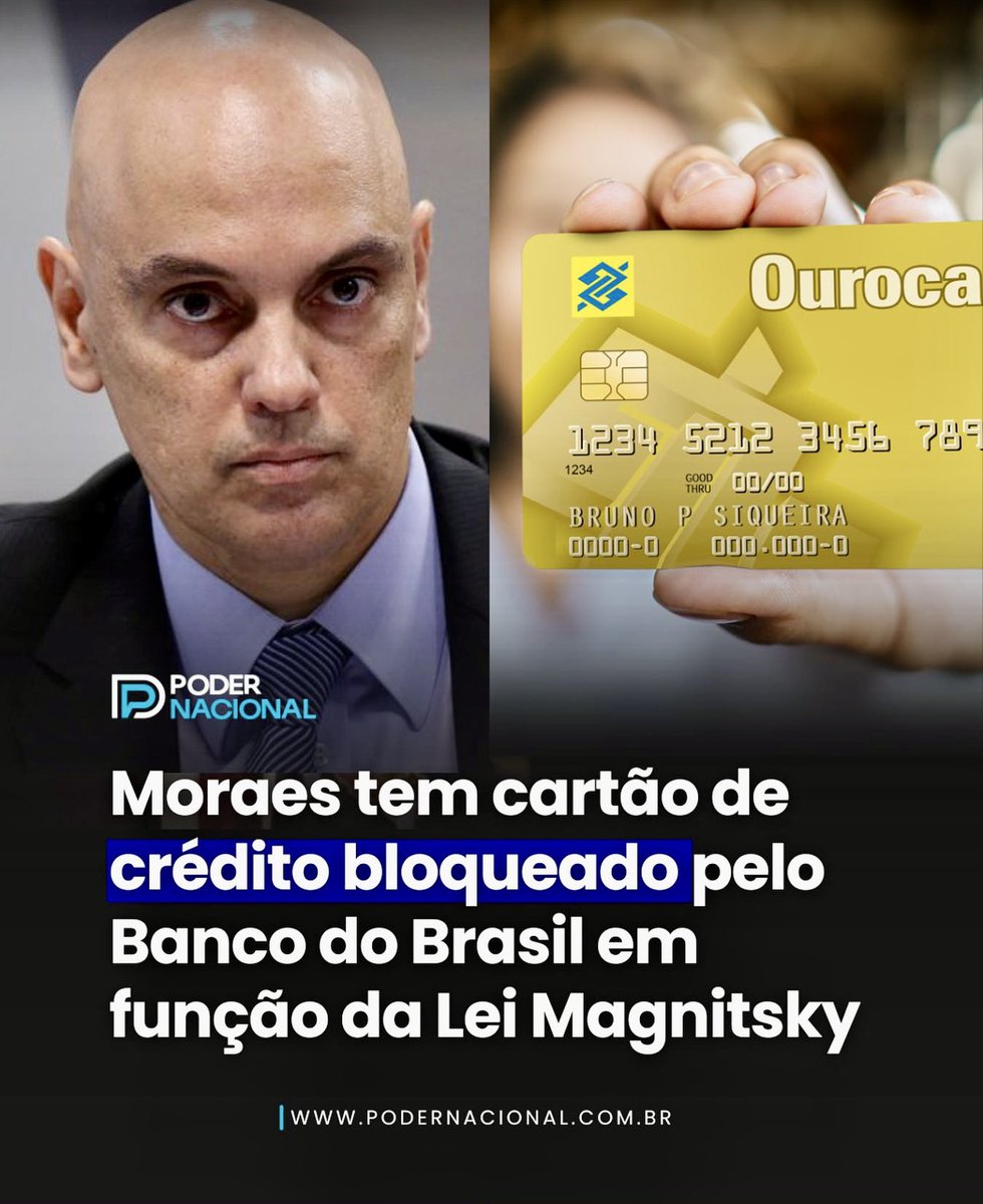Dr Luiz Felipe (@luiz_adv_felipe) on Twitter photo Será que a Lei Magnitsky já está produzindo seus efeitos no Brasil? Comente e compartilhe…
<a href="/SecRubio/">Secretary Marco Rubio</a> <a href="/marcorubio/">Marco Rubio</a> <a href="/tudoconstausa/">Rodrigo Constantino USA</a> <a href="/DepRodrigo_/">Deputado Rodrigo</a> <a href="/realDonaldTrump/">Donald J. Trump</a> <a href="/JamileDavies/">Jamile DeSouza-Davies</a> <a href="/RepMariaSalazar/">Rep. María Elvira Salazar</a> <a href="/MaElviraSalazar/">María Elvira Salazar 🇺🇸</a> <a href="/AnaSibut/">Ana Sibut 🇮🇱</a> <a href="/MartaPadovani73/">Marta Padovani</a> <a href="/RainhaSeca7124/">Alexandra Mendes🇧🇷🇺🇲🇧🇷🇺🇲</a> <a href="/AsquinoCristina/">Cris 🇨🇦🇧🇷</a> <a href="/BeckerAna7/">Ana Becker🇨🇭🇮🇱</a> Será que a Lei Magnitsky já está produzindo seus efeitos no Brasil? Comente e compartilhe…
<a href="/SecRubio/">Secretary Marco Rubio</a> <a href="/marcorubio/">Marco Rubio</a> <a href="/tudoconstausa/">Rodrigo Constantino USA</a> <a href="/DepRodrigo_/">Deputado Rodrigo</a> <a href="/realDonaldTrump/">Donald J. Trump</a> <a href="/JamileDavies/">Jamile DeSouza-Davies</a> <a href="/RepMariaSalazar/">Rep. María Elvira Salazar</a> <a href="/MaElviraSalazar/">María Elvira Salazar 🇺🇸</a> <a href="/AnaSibut/">Ana Sibut 🇮🇱</a> <a href="/MartaPadovani73/">Marta Padovani</a> <a href="/RainhaSeca7124/">Alexandra Mendes🇧🇷🇺🇲🇧🇷🇺🇲</a> <a href="/AsquinoCristina/">Cris 🇨🇦🇧🇷</a> <a href="/BeckerAna7/">Ana Becker🇨🇭🇮🇱</a>