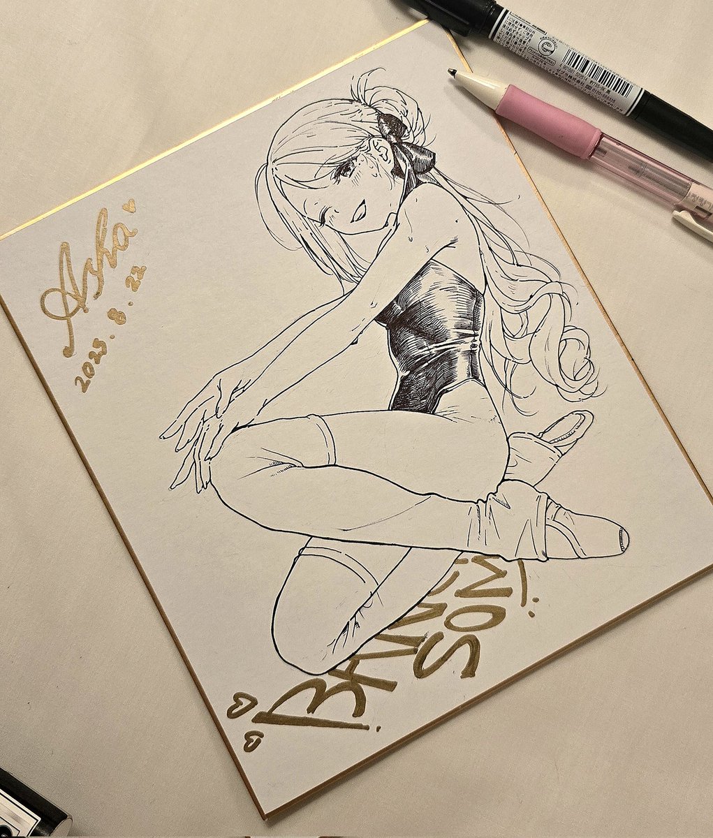 FF45 Ballerina 色紙🩷
