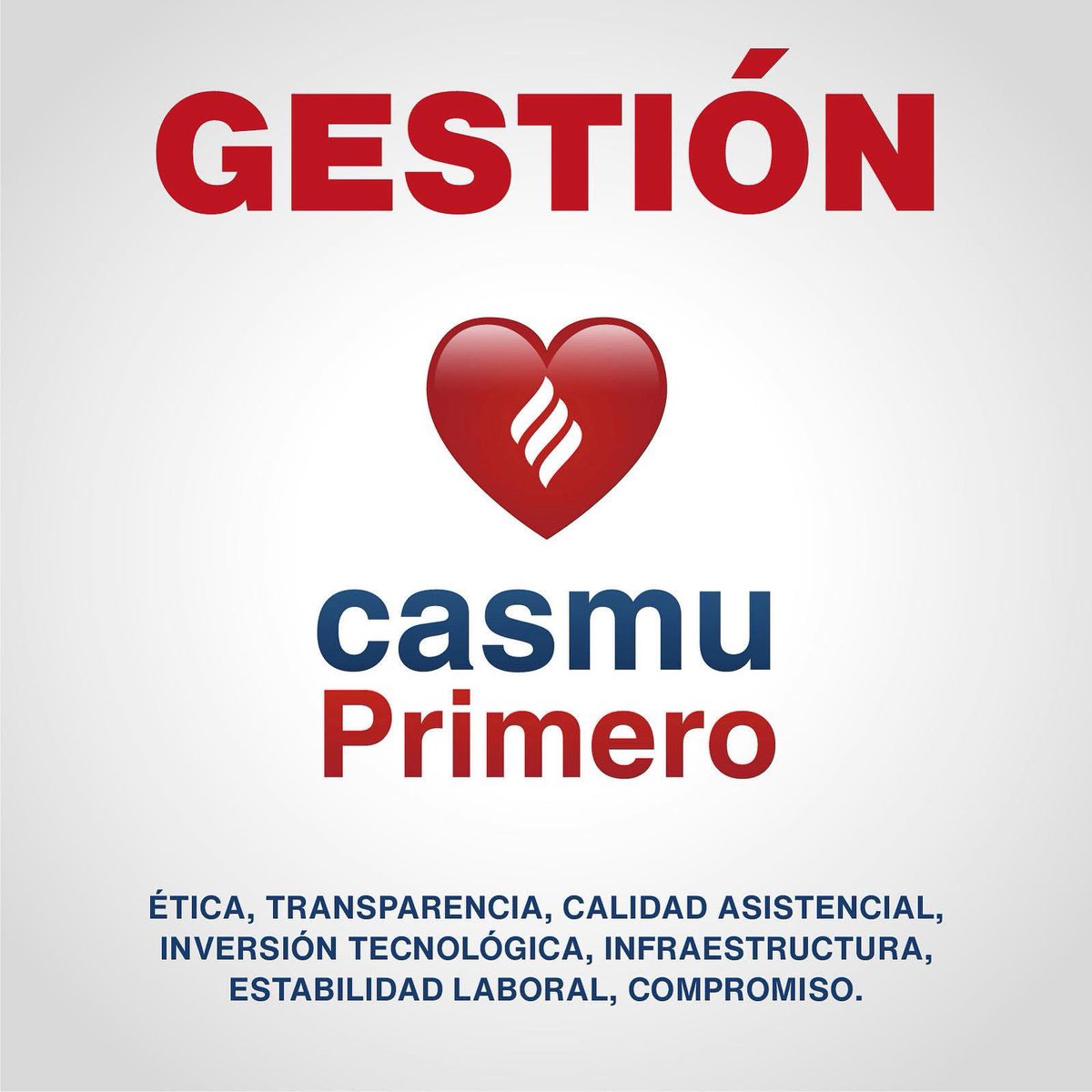 💼 GESTIÓN es más que una palabra. Es un compromiso. En CASMU trabajamos con un objetivo claro: poner a las personas en el centro de cada decisión.

<a href="/RaulGermanRodri/">Raul German Rodrigue</a> <a href="/andrea_zumar/">Andrea Zumar</a> <a href="/jjareosa/">Juan José Areosa</a> #17Set 

#CasmuPrimero 🏥 🗳️
