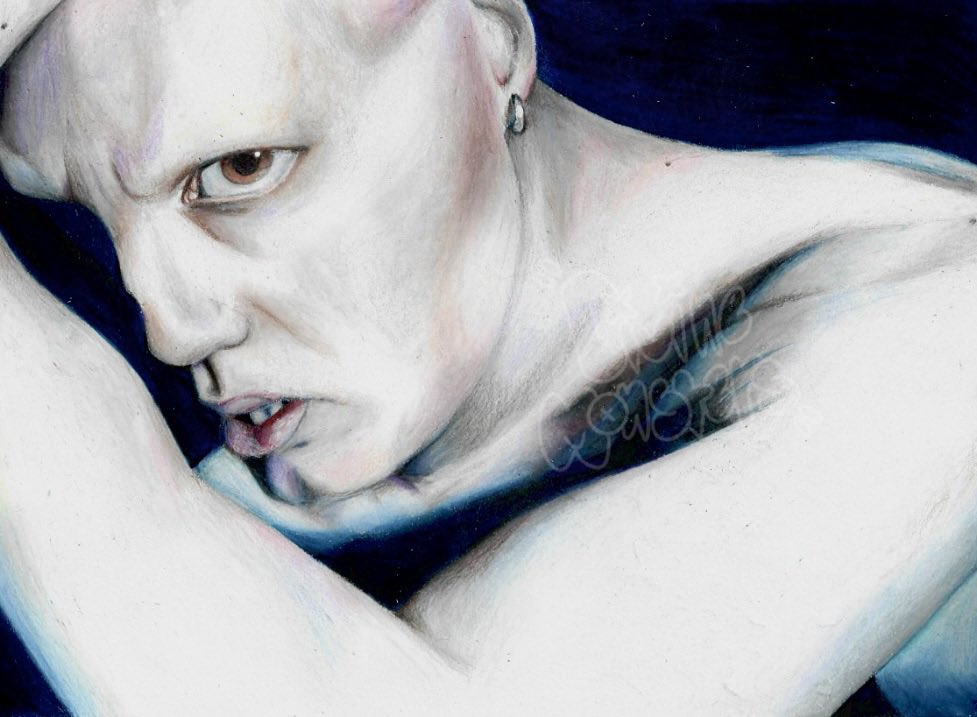 jack bergin 
3.5ish hours
colored pencil + paint pen 
pls don’t let this flop
#voidofvision #art