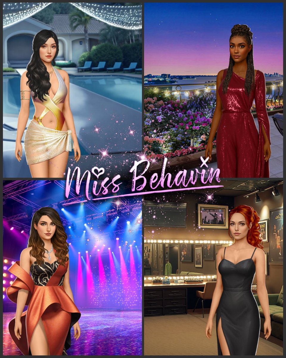 PlayChoices's tweet photo. You left the pageant world behind to escape the pressure, the pain, and a mom who treated crowns like currency. Now you’re back for one last shot at glory.
Maribeth Montgomery — or better yet, you — are about to slay the stage. #MissBehavin’ premieres 8/29! 👑
#ChoicesStories https://t.co/pPZmirh3uD