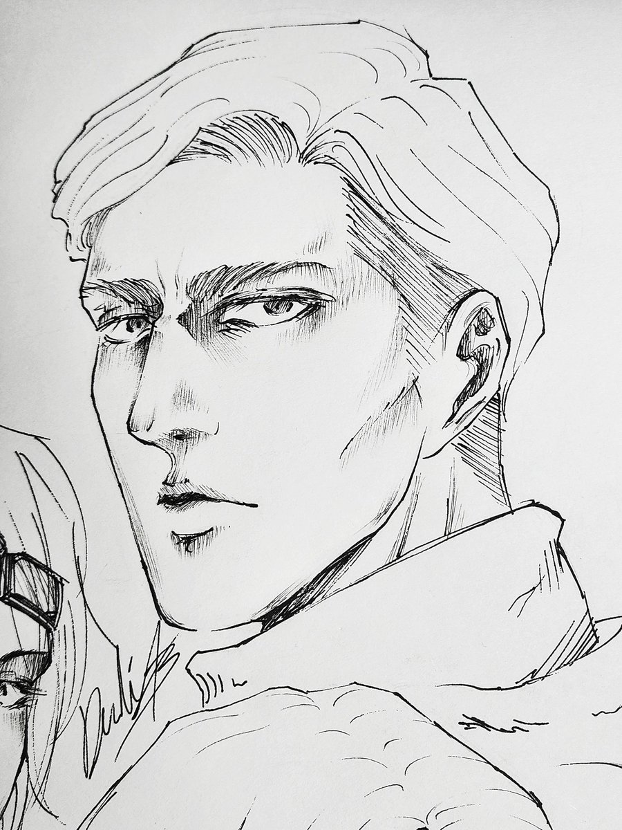 Deliberate_ill's tweet photo. Thee Vets ✒️💚🕊
#aot #attackontitan #erwinsmith #hangezoe #leviackerman https://t.co/VaBK5Y5UM4