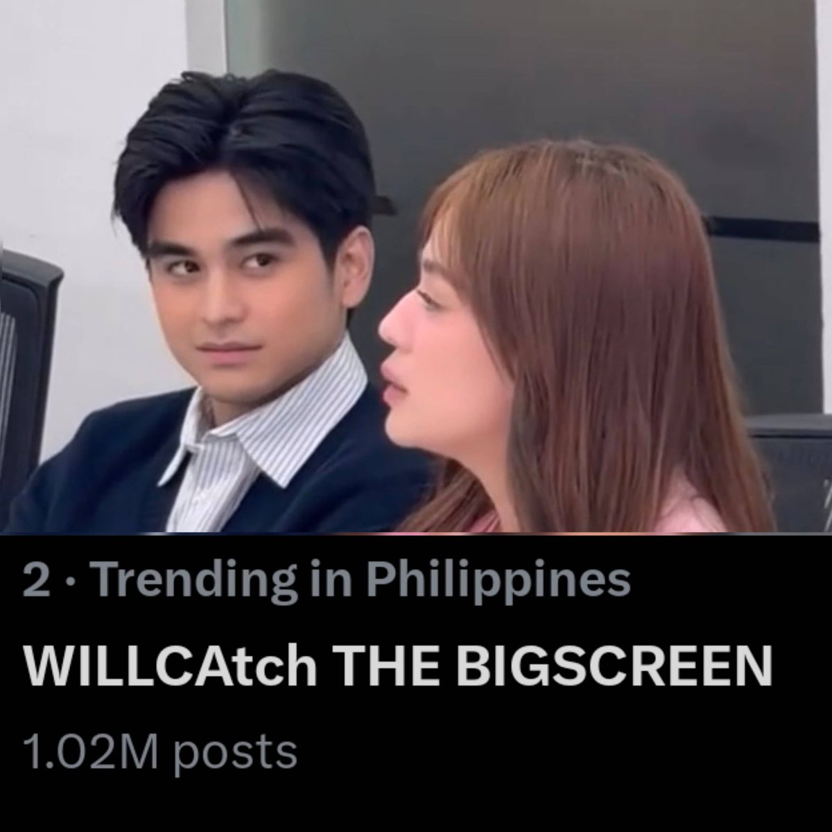 Over 1 million posts and still on 🔥 after over 24 hours!

WillCa's unbreakable bond fuels the fandom's endless support!  #WillCaForever