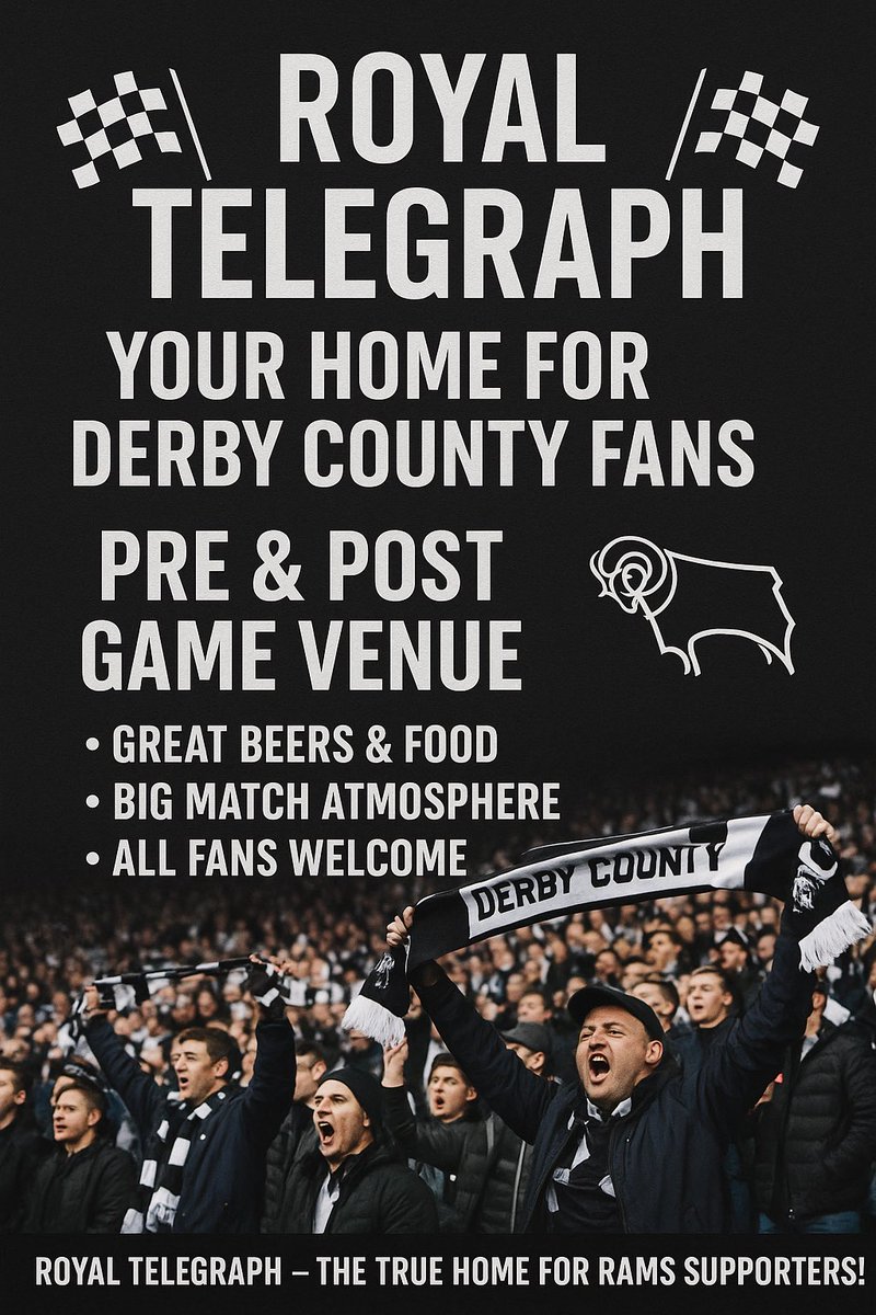 DerbyRoyalTele's tweet image. #dcfcmatchday #dcfcommunity #dcfcfans #dcfc #derby #rams #coyr