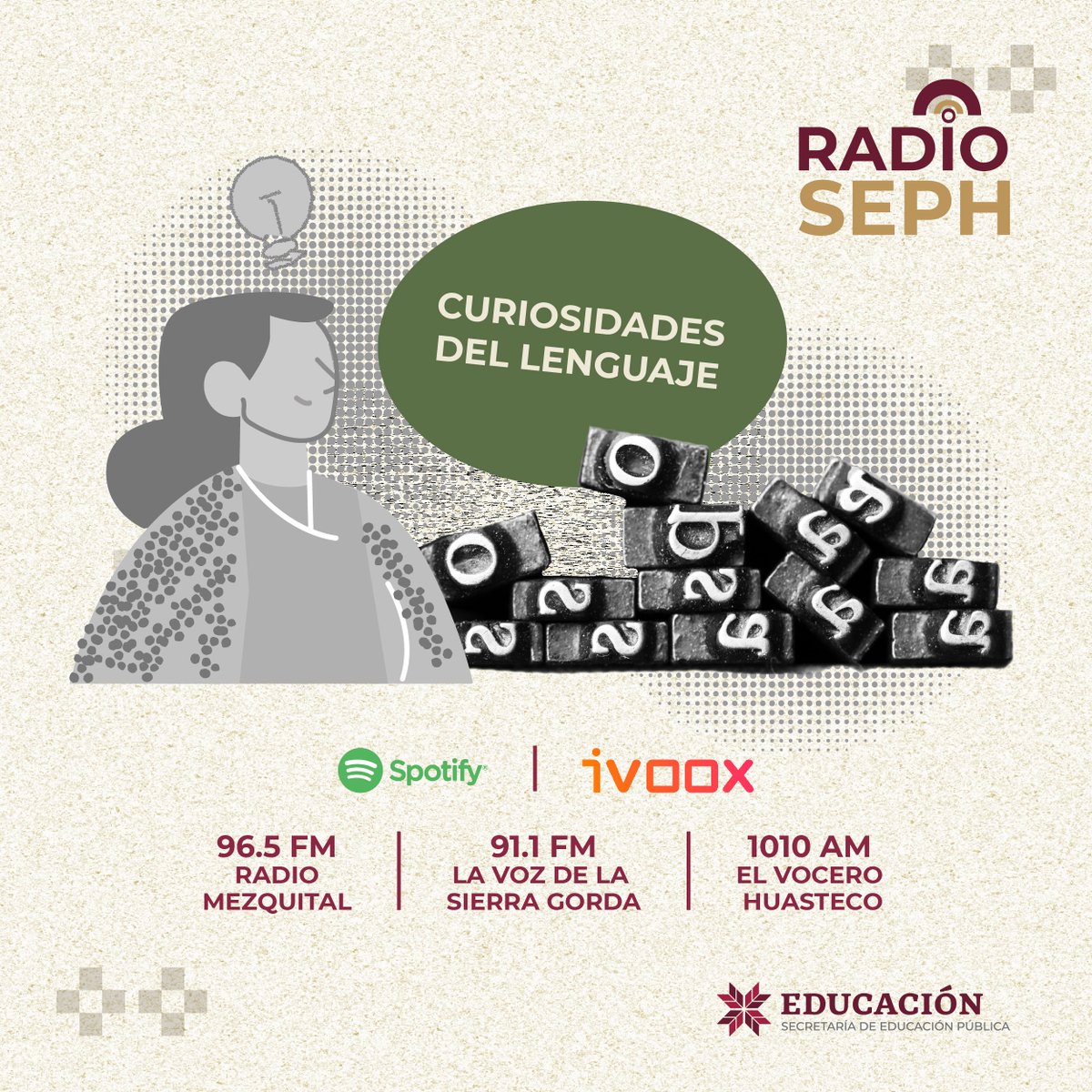 📻 #RadioSEPH conecta contigo, compartiendo historias y acciones educativas de nuestra comunidad. ¡No te lo pierdas! Escúchanos en:
🔗 iVoox bit.ly/3O7o6aQ
🔗 Spotify spoti.fi/48LhEyU
#VocesQueInspiran 🌟🎓
#PrimeroLaEducación 🏫✨