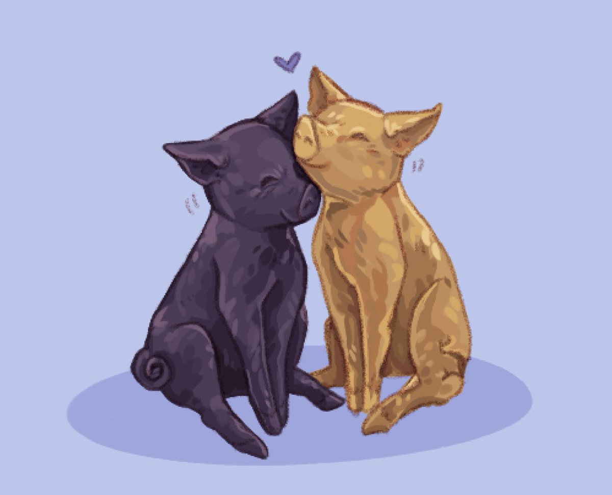 so like the pigs are in love right