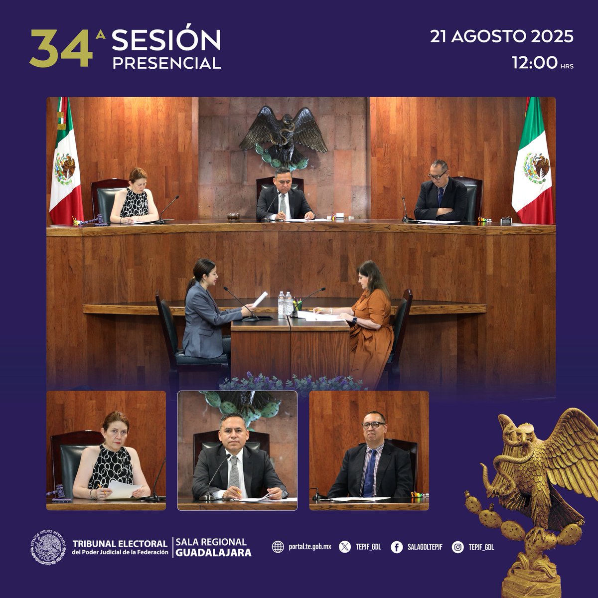 TEPJF_GDL's tweet photo. #BoletínSRG | La #SRG confirma la validez de la elección del Ayuntamiento de Durango, Durango.

📄 Consulta el boletín: https://t.co/o3zhKDpimC https://t.co/MWcwofblhz
