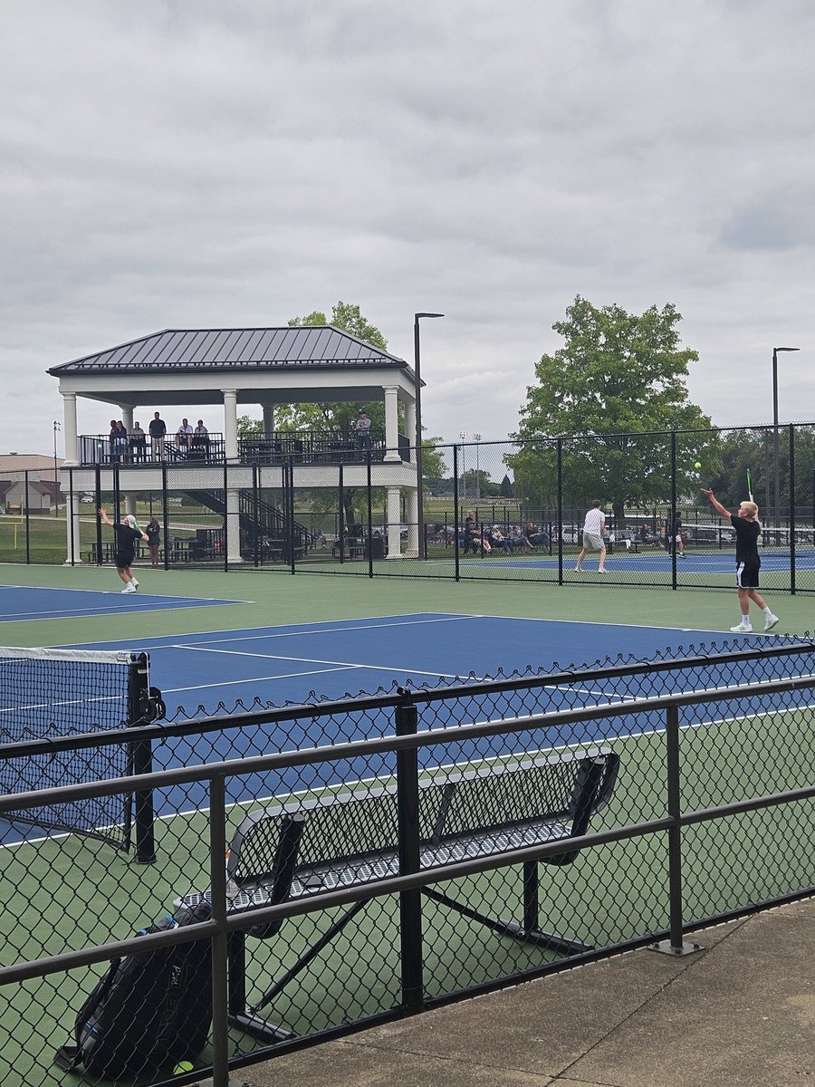 1-4 loss to a good Northridge team. Cooper Bacon with a great win at #3 singles. Next up, Dekalb invitational on Saturday. #purpleup