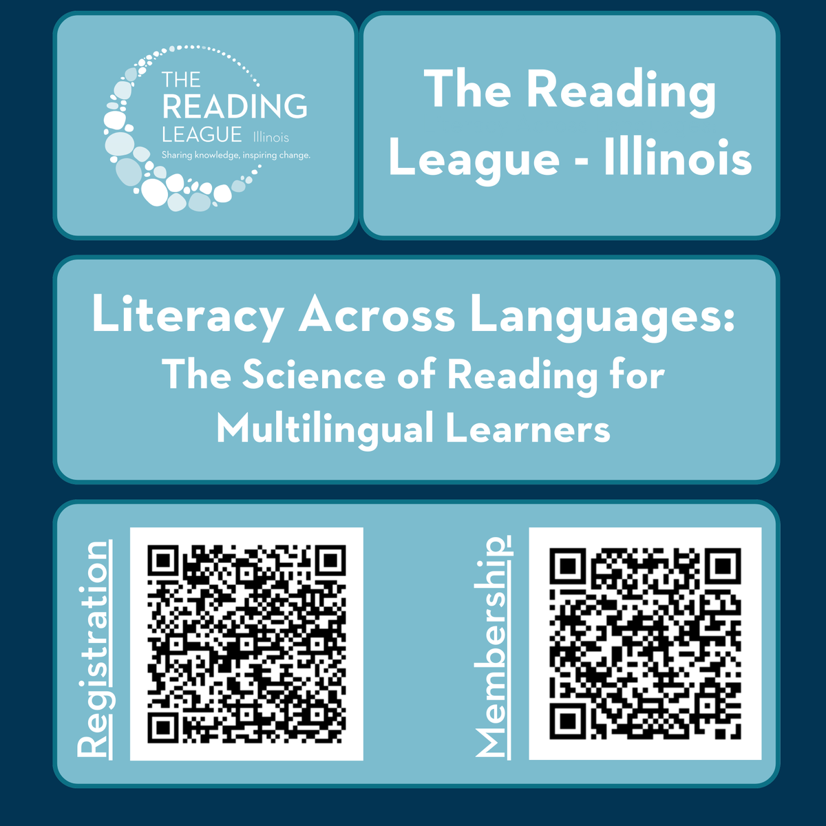 The Reading League Illinois (@readingleagueil) on Twitter photo 📣 Speaker Update!
Due to unforeseen circumstances, Linda Cavazos is unable to join us.
We’re excited to welcome <a href="/SoniaCabell/">Sonia Cabell</a> of FCRR & FSU, an expert in early literacy & the science of reading, as a featured speaker at Literacy Across Languages! 🌍📘 📣 Speaker Update!
Due to unforeseen circumstances, Linda Cavazos is unable to join us.
We’re excited to welcome <a href="/SoniaCabell/">Sonia Cabell</a> of FCRR & FSU, an expert in early literacy & the science of reading, as a featured speaker at Literacy Across Languages! 🌍📘