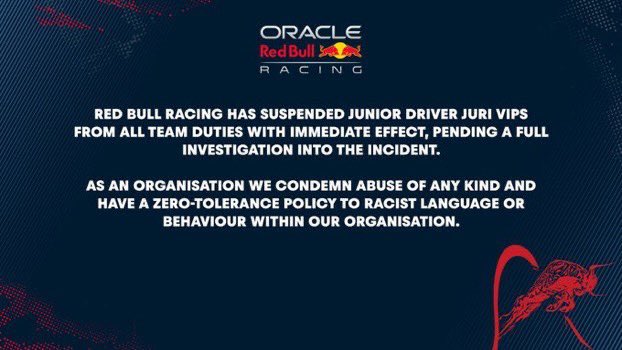 TroubleForF1's tweet photo. Yes no suspicious follows a 🧵🤩

-Still following juri vips in the great 25 

-Follows his own  transphobic manager mark webber who is literally the devil incarnation 

Polite cat can do no wrongs🦦 https://t.co/jjqwbhwI7V