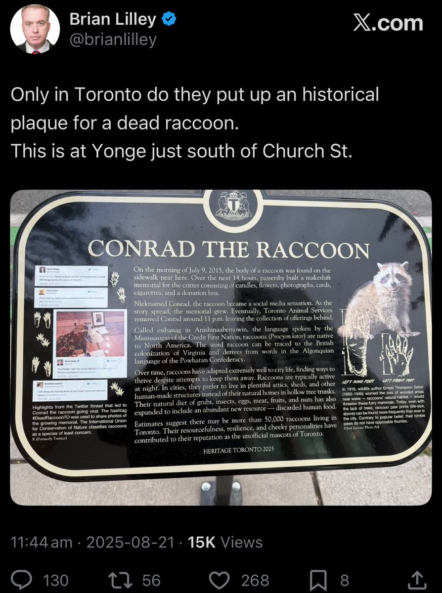 There will be no plaque for you