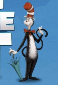 Fun fact:

This is what Bill Hader's Cat in the Hat was originally gonna look like
