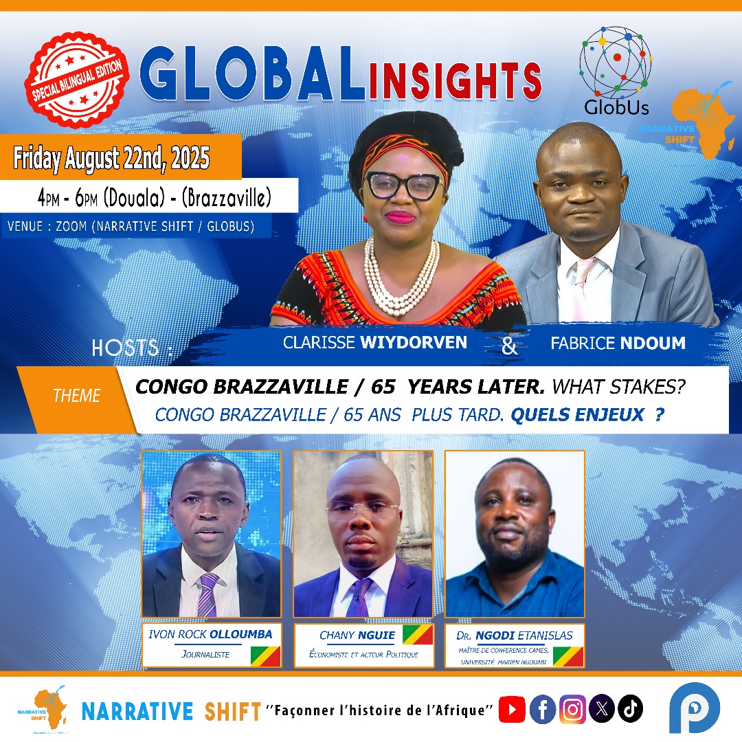 CWiydorven's tweet photo. 🌍✨ Global Insights: Navigating Congo's Journey of 65 Years ✨🌍

Join us on Friday August 22, 2025, as we celebrate the 65th anniversary of Congo-Brazzaville's independence! 
This discursive program will delve into the rich history of Cobgo Brazzaville. https://t.co/I9yta8g2QF