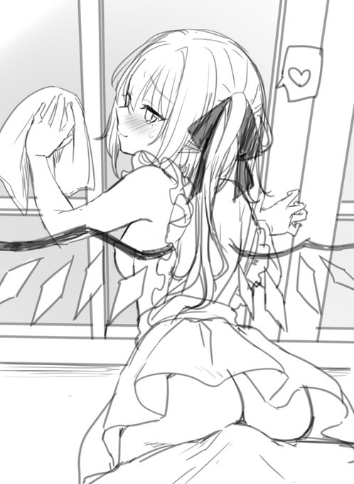 お掃除中なんだからだめだよ♡ 