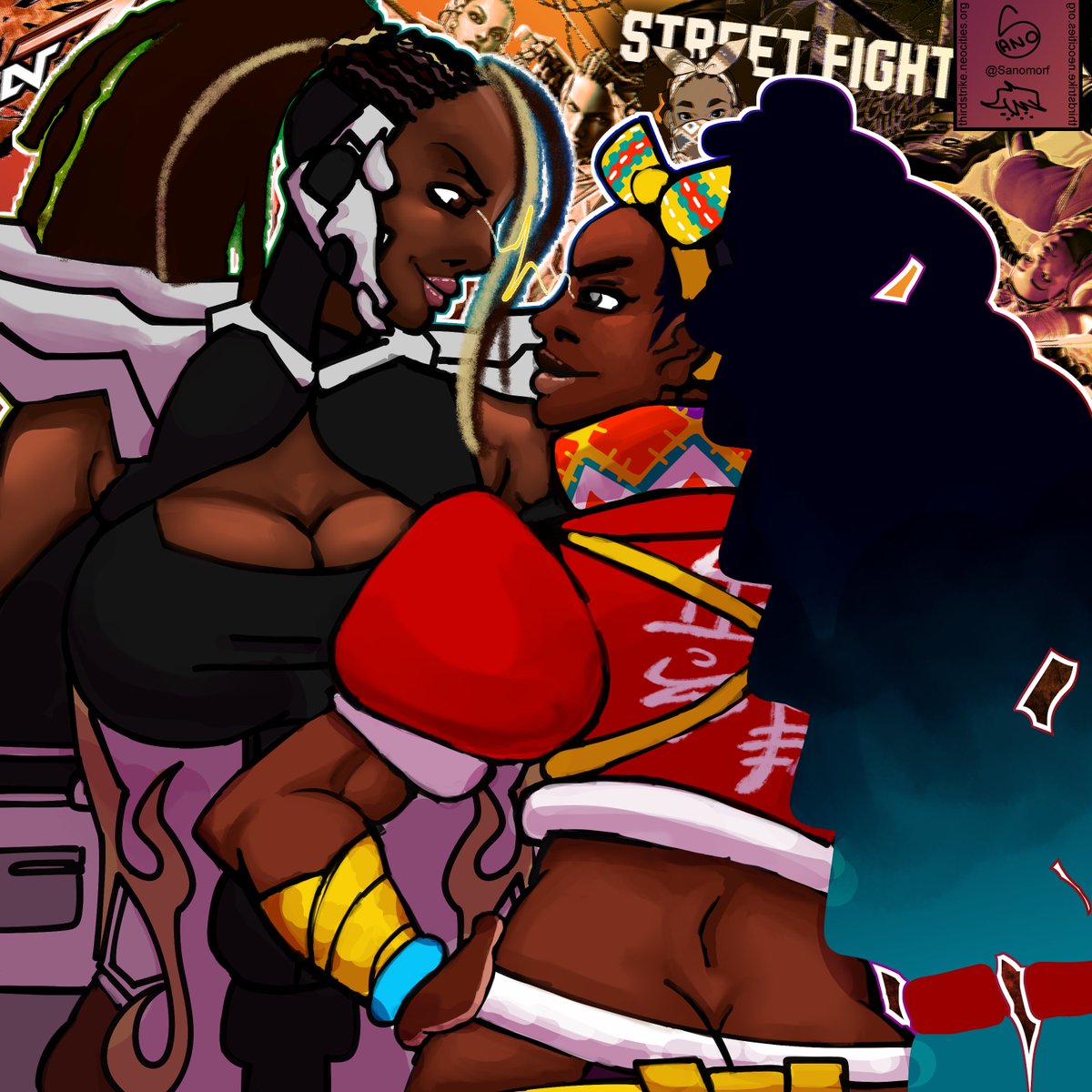 Ninja v Ninja
Master Raven and Kimberly :)

#Tekken #StreetFighter