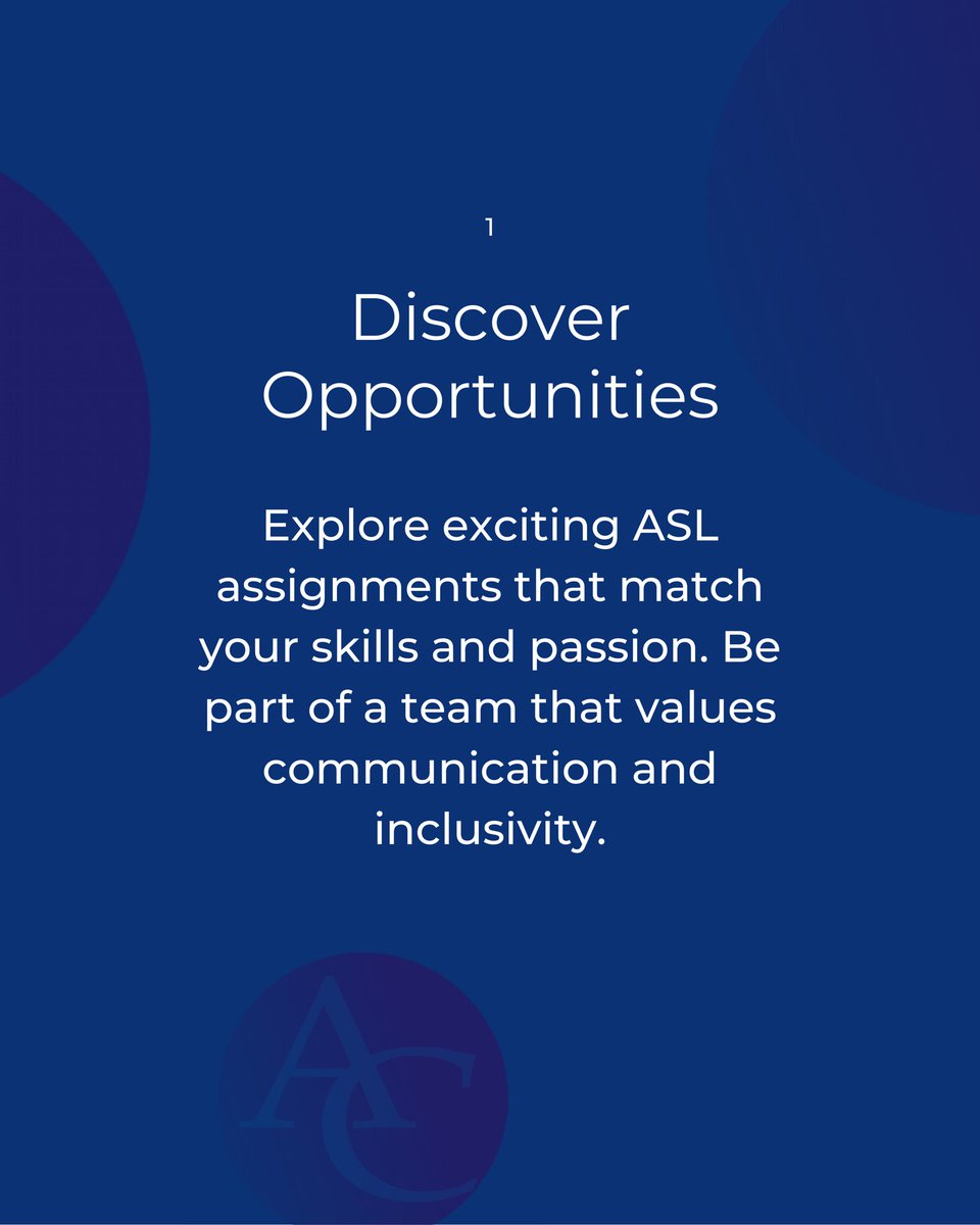 Accurate_Comm's tweet image. Step into meaningful ASL assignments with a team known for precision and professionalism. Ready to join us? 🚀🤟🏼 @Accurate_Comm 

#california #newyork #florida