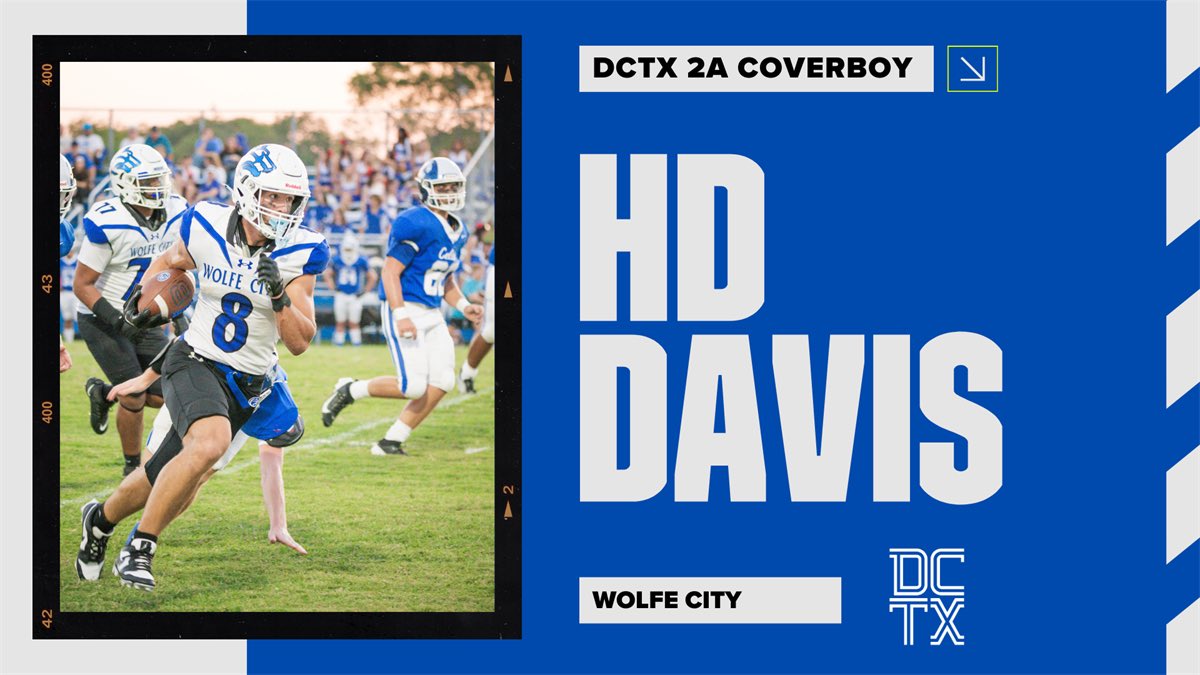 Dave Campbell's Texas Football — TexasFootball.com (@dctf) on Twitter photo There might not be a player in #TXHSFB with a better work ethic than <a href="/WolfeCityFB/">Wolfe City Football</a> star running back <a href="/HDDavis5/">HD Davis</a>.
#DCTX #TexasFootball | <a href="/KStateFB/">K-State Football</a>
Our story on the #EMAW commit and 2025 DCTX 2A coverboy:
texasfootball.com/article/2025/0… There might not be a player in #TXHSFB with a better work ethic than <a href="/WolfeCityFB/">Wolfe City Football</a> star running back <a href="/HDDavis5/">HD Davis</a>.
#DCTX #TexasFootball | <a href="/KStateFB/">K-State Football</a>
Our story on the #EMAW commit and 2025 DCTX 2A coverboy:
texasfootball.com/article/2025/0…