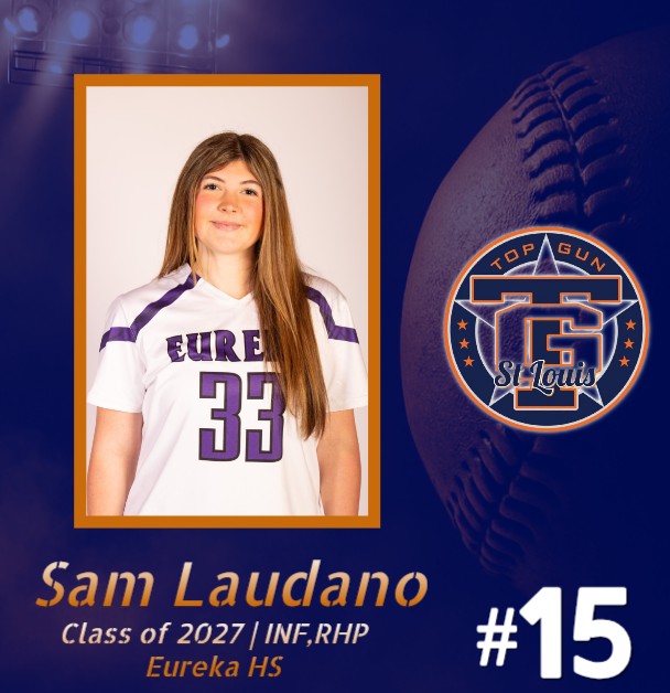 Joining not only our IF but also our pitching staff is Class of 2027 Sam Laudano, also from Eureka HS
