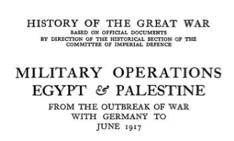 It was "Palestine" when the Battle of Beersheba was fought on 31 October 1917.
