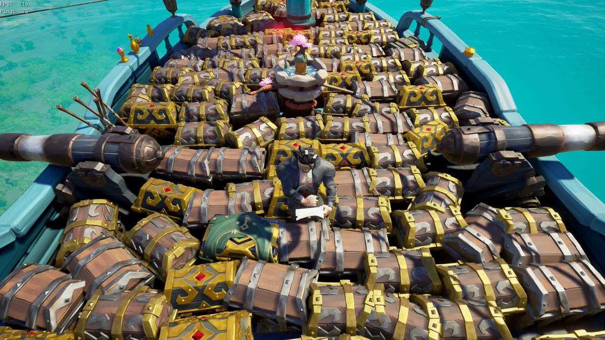 vegapunk_tv's tweet photo. Someone lost their loot🙌  #vegapunk  #seaofthieves #SoTShot #bemorepirate https://t.co/DRVTj9eUi3