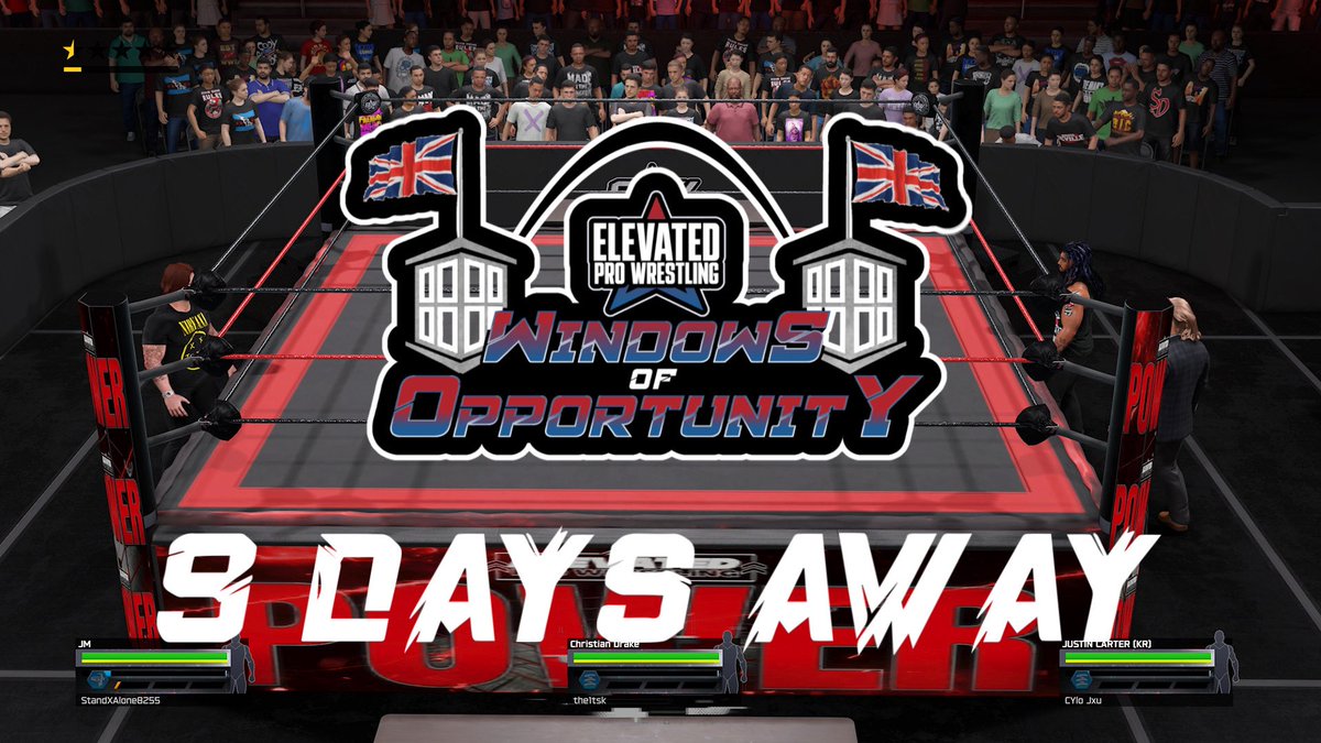 9 Days Away from Window! #CAW #CAWMMUNITY #WWE2K #WWE2K25 #EPW #ELEVATED #PROWRESTLING