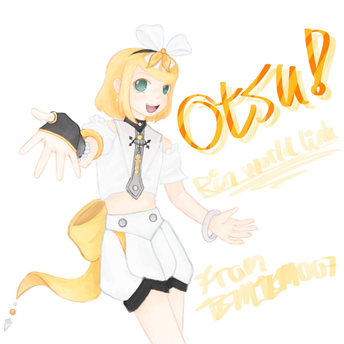 TemTem007REAL's tweet photo. happy tiering!! #ProjectSekai #KagamineRin #鏡音リン #worldlink #RinWorldLink https://t.co/LcgWgskmFI