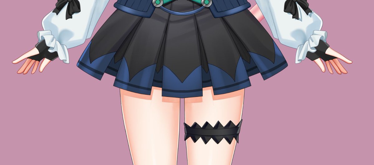 ahhh! getting closer to the reveal and first stream with the model🩷
here's another sneak peek at it!🩷
#Vtuber