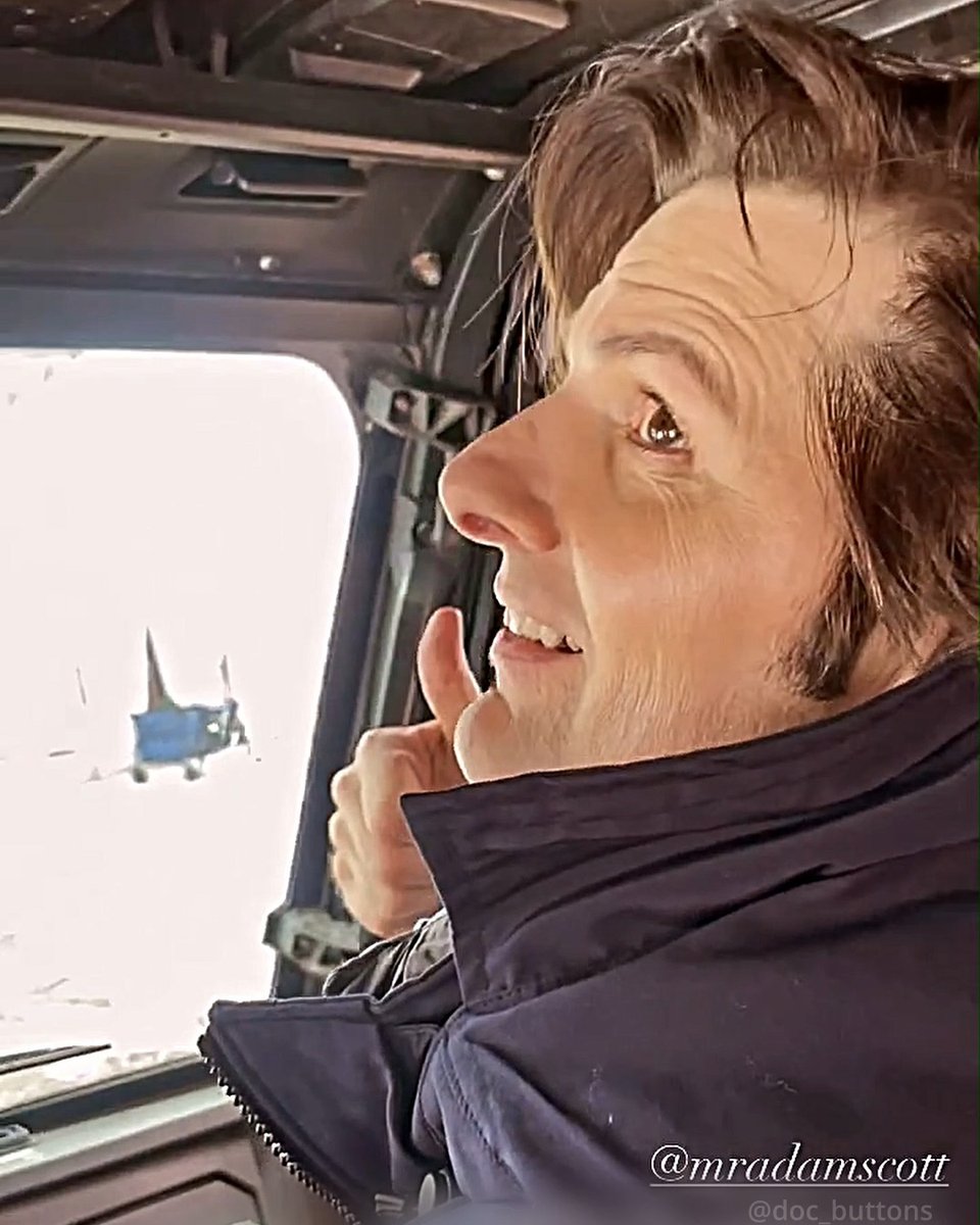 NEW BTS photos of Adam Scott being driven to Severance set for Woe's Hollow!  😁