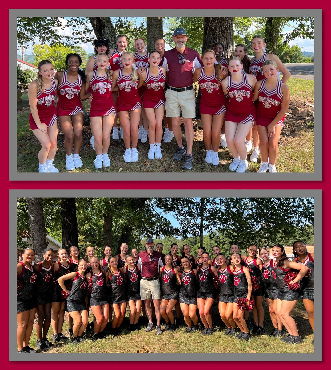 Proud to support our Oak Ridge High School Wildcat Cheerleaders and Dance Cats before our football season opener this evening! 🏈