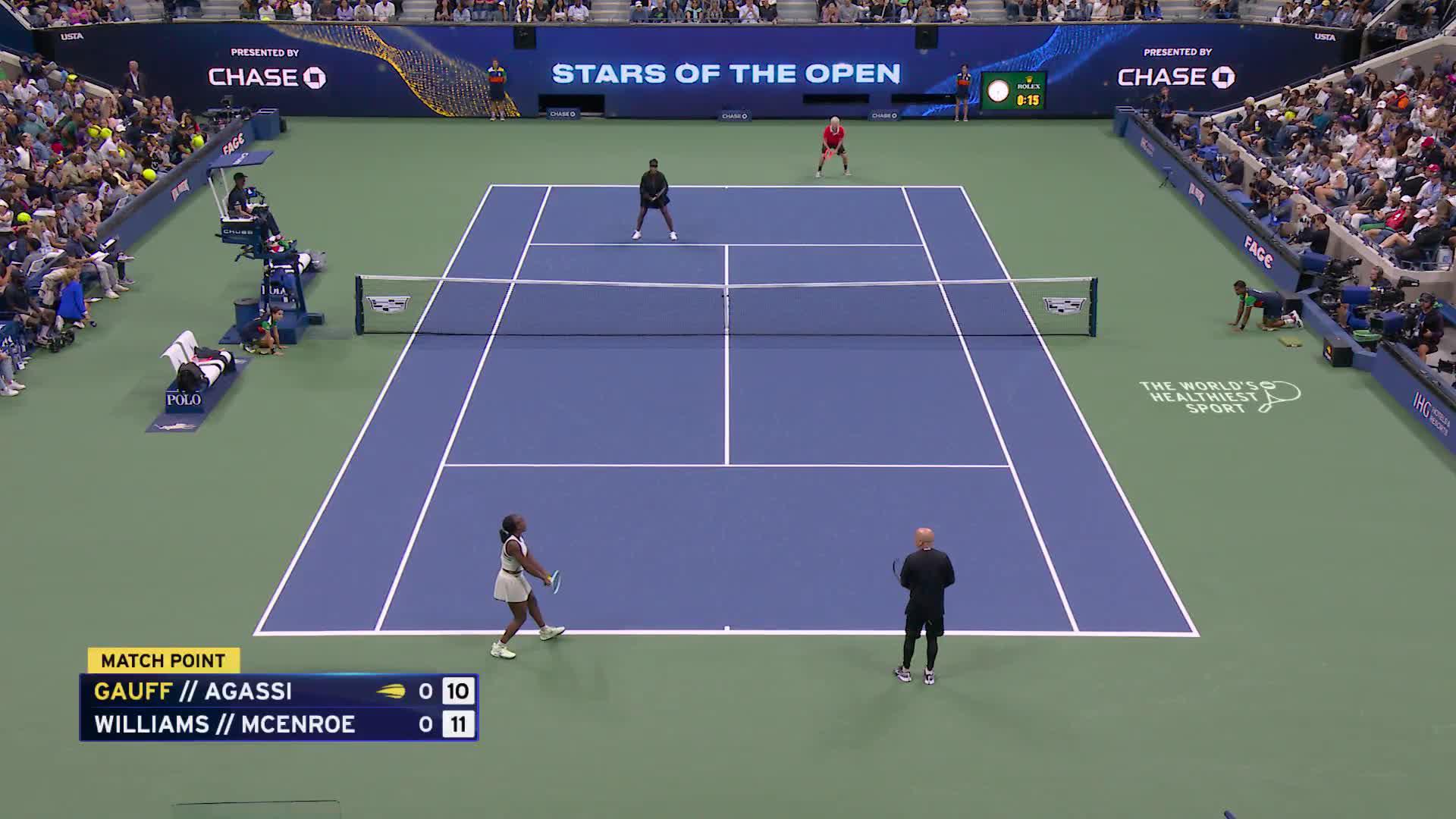 A captivating video from the US Open shared on Twitter