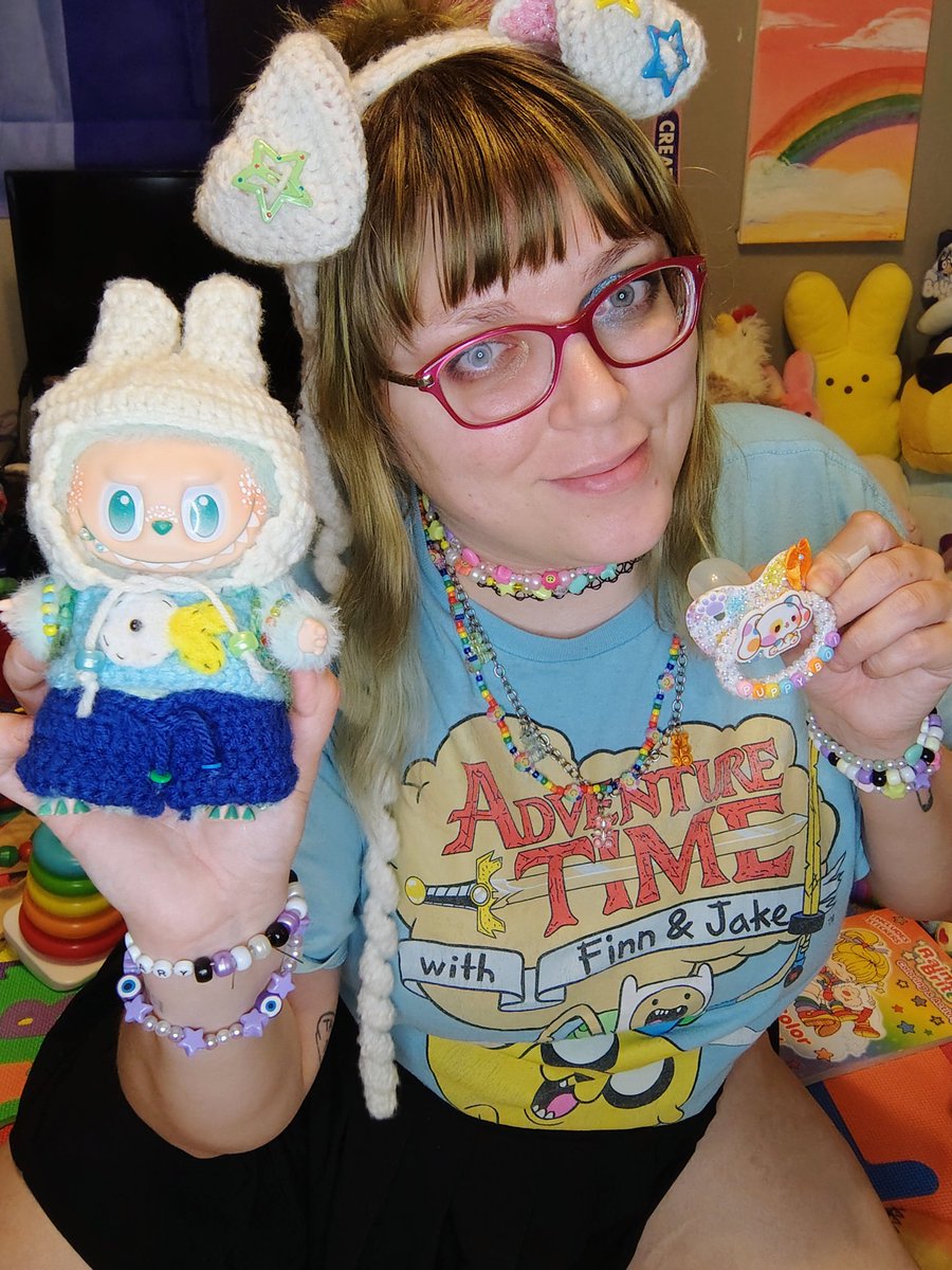 lil_daisypop's tweet photo. It's Adventure Time ~
๐tags๐
#little #littlespace #cglg #caregiverlittle #adultonesie #adultpaci #pacifier #glasses #onesiesdownunder #petplay #anklesocks #thighs #puppygirl #labubucostume #humanpet https://t.co/D6rHaigaGE
