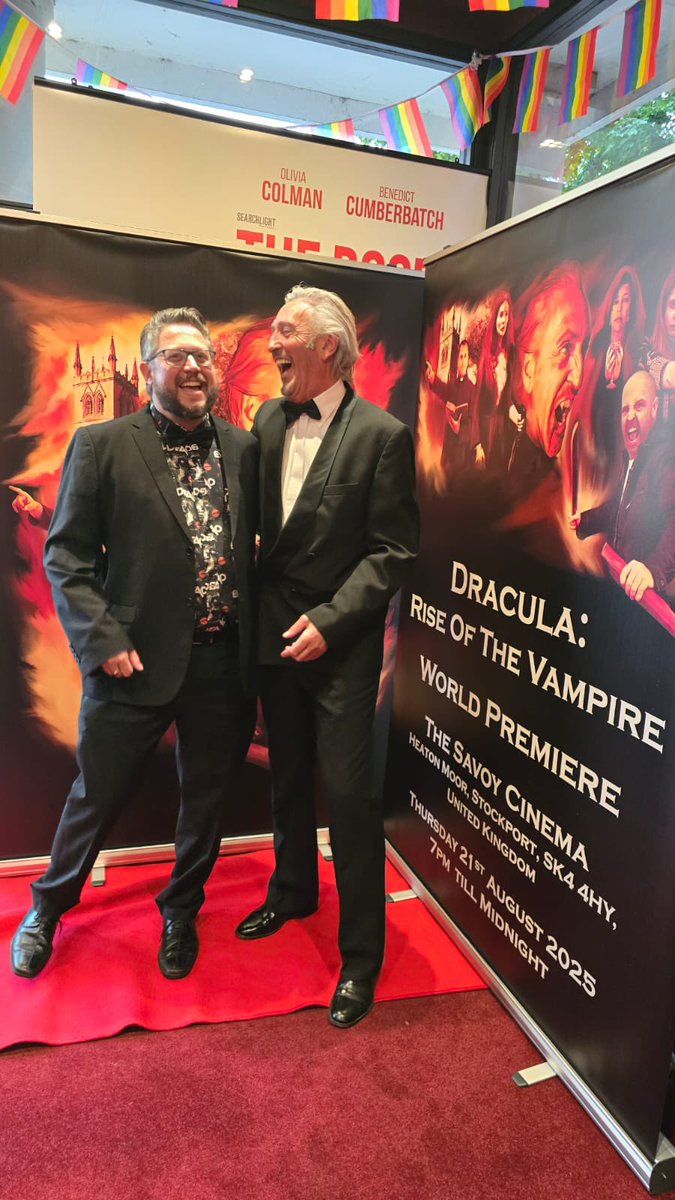 jasonimpey's tweet photo. Great night at the premiere of Dracula: Rise of the Vampire. Great job from all the cast &amp; crew. Always nerve-racking seeing the footage I’ve shot on the big screen but really pleased how it turned out #draculariseofthevampire #filmpremiere #cinema https://t.co/goTw7jmQmY