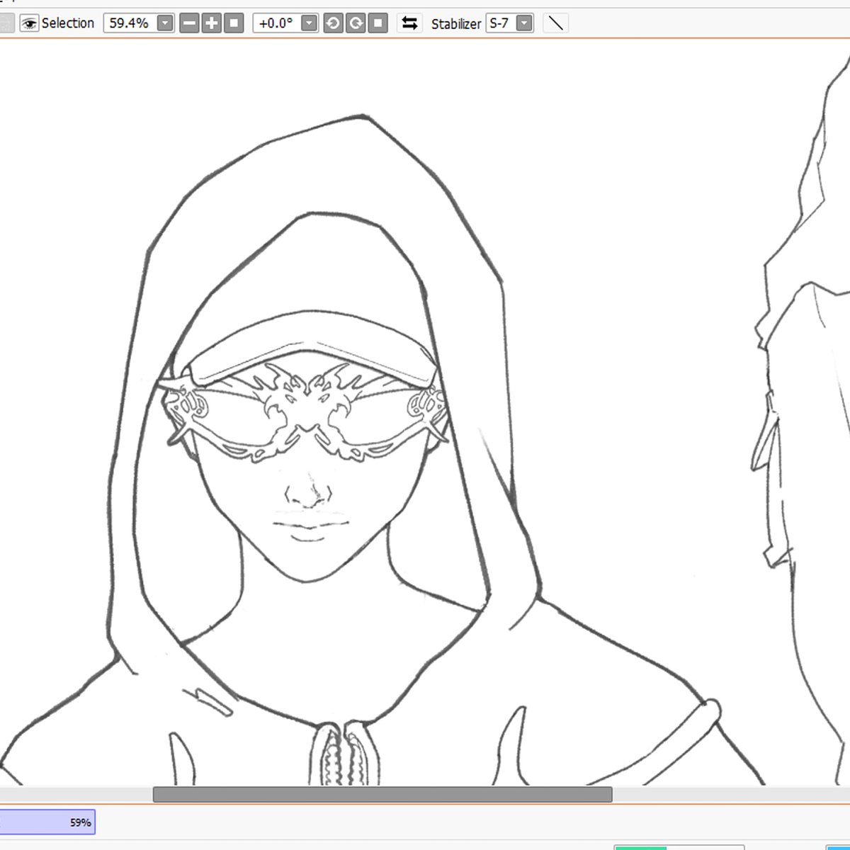 batsu_404's tweet photo. lineart tomando forma ✏️

#scketch https://t.co/pF9GmweZ9W