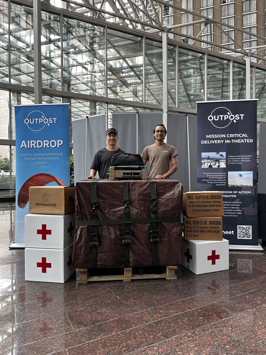 Thanks to everyone who came by to check out <a href="/outpostspace/">Outpost</a> Air Drop system at #fedsupernova <a href="/CapitalFactory/">Capital Factory ⚙️</a> this week. We had so many meaningful conversations about protecting our military personnel and saving lives.