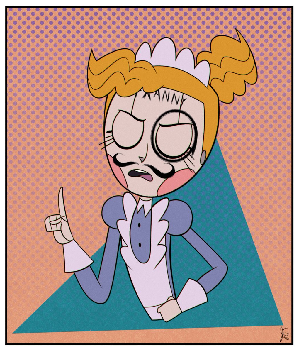 Franny gives the twins a stern talking to about how unfunny pranks are #emmytherobot #nandroid