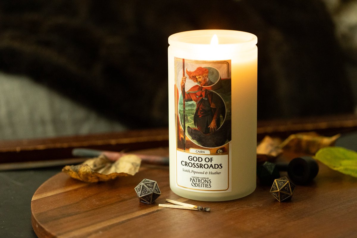 Tomorrow we're releasing our newest member of the Patrons &amp; Deities collection: Cairn, God of Crossroads. Inspired by the heroes journey and the trials that come with it, Cairn is a deity that lifts your spirits when the road is long. Clerics, Rangers, and Outlanders give