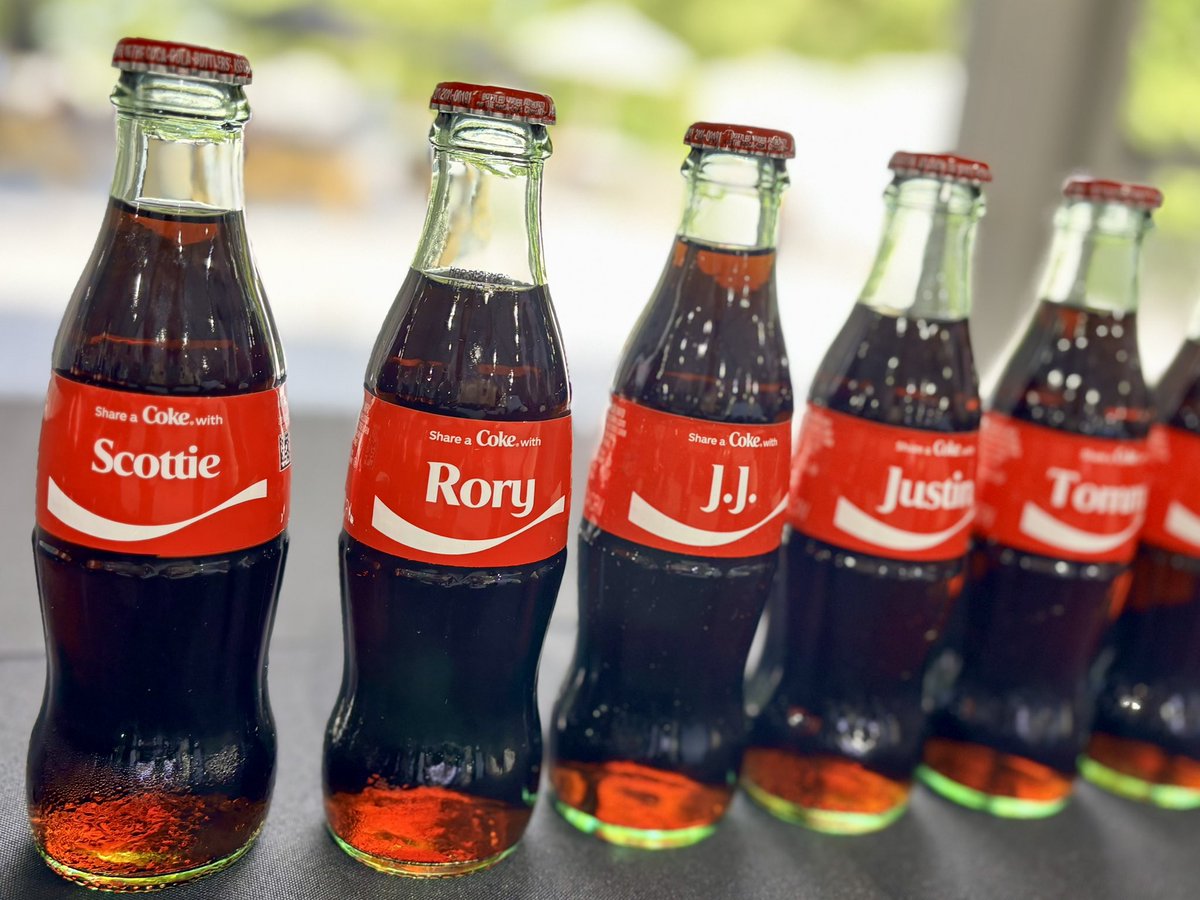 Specialty drinks at the Tour Championship.