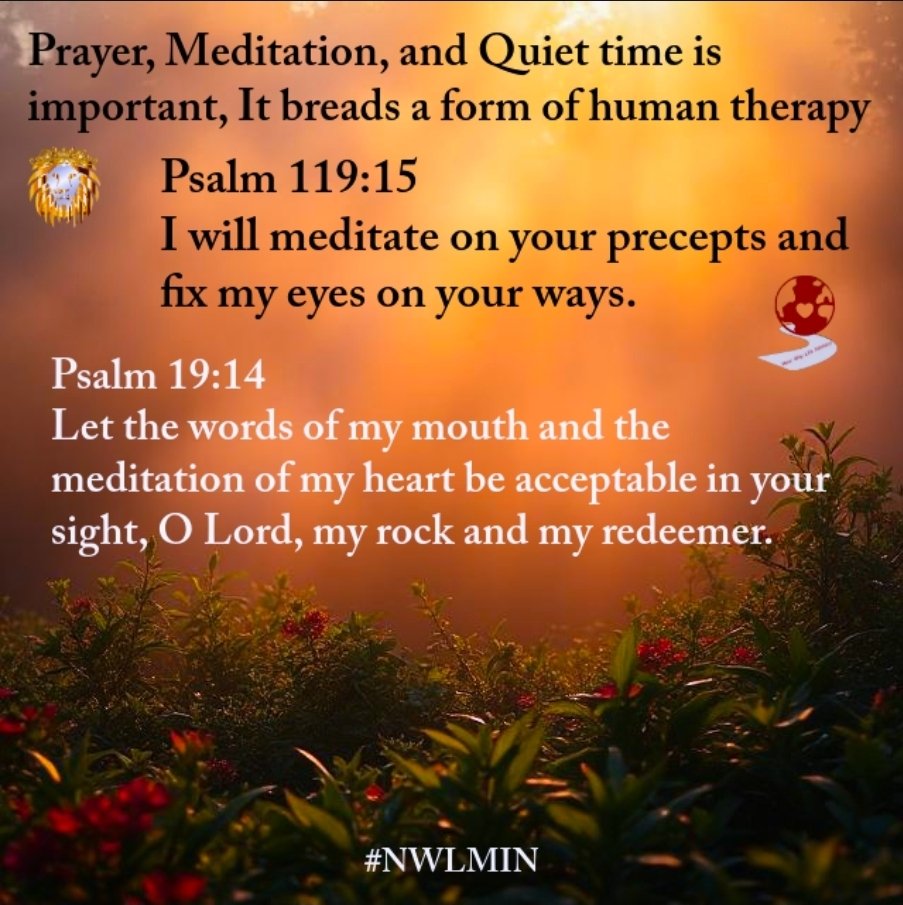 NewWayLifeMini1's tweet photo. Life may move quickly, but amidst the chaos, taking time to pray and meditate can be a powerful catalyst for mental and emotional transformation. By doing so, you can cultivate a sense of calm, clarity, and inner strength that will enable you to navigate life's challenges
#NWLMIN https://t.co/VhEPUK081F