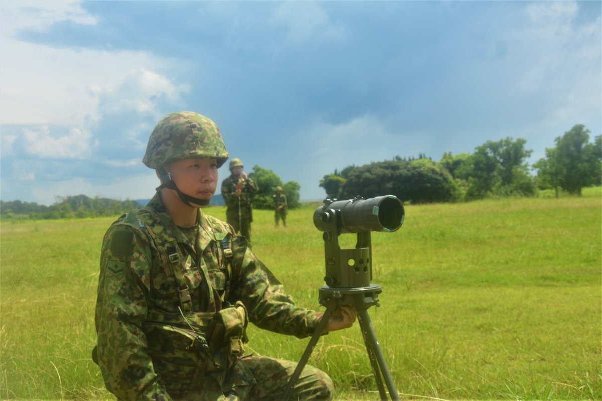 新隊員教育隊⑮】 第1水陸機動連隊は、新隊員後期教育を実施中です