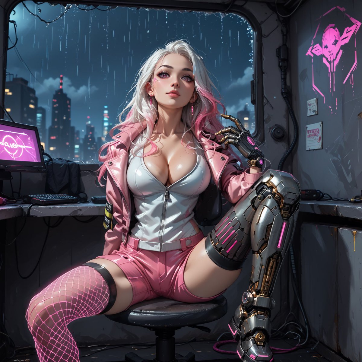 It’s now time to find a name for this cyberpunk beauty!

Head to Discord and suggest your favourite name!