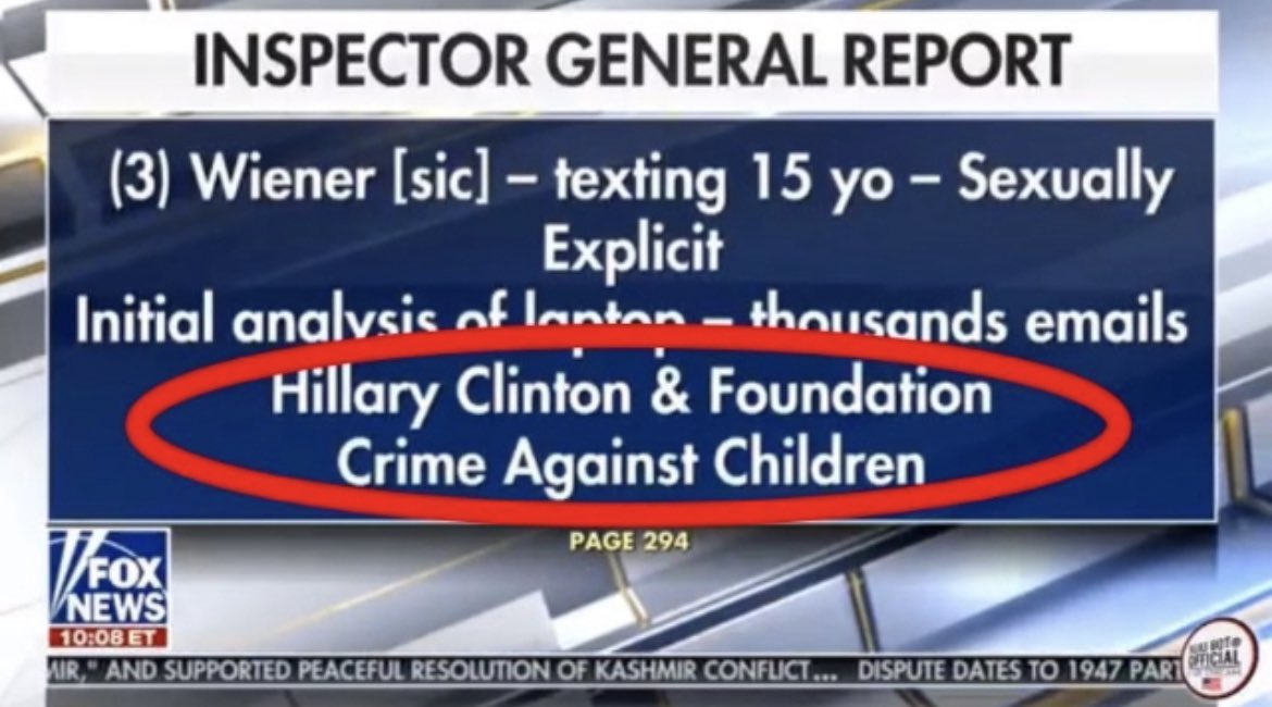 Anthony Weiner laptop evidence disclosure incoming! 

Never forget: That laptop contained evidence implicating Hillary Clinton, her associates and The Clinton Foundation of sex crimes against children. 

Pass it on!