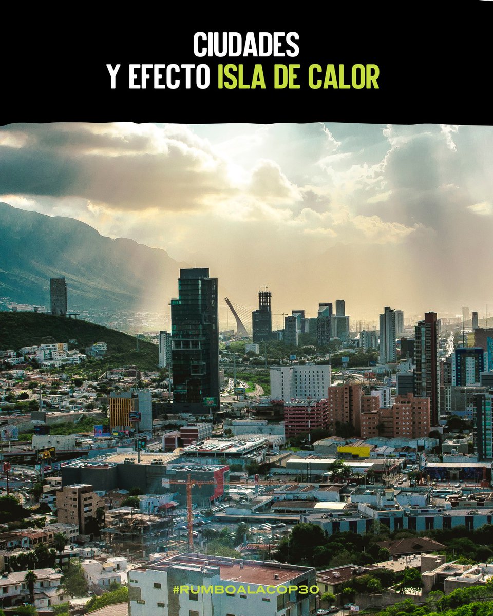 rumboalacop (@rumboalacop) on Twitter photo El efecto isla de calor podría aumentar la temperatura anual hasta 8 °C en zonas urbanas de México para finales de siglo. #MéxicoEnLaCOP30 #RumboALaCOP30 <a href="/xrmexico/">Extinction Rebellion México</a> <a href="/ClimateTracking/">Climate Tracker</a> El efecto isla de calor podría aumentar la temperatura anual hasta 8 °C en zonas urbanas de México para finales de siglo. #MéxicoEnLaCOP30 #RumboALaCOP30 <a href="/xrmexico/">Extinction Rebellion México</a> <a href="/ClimateTracking/">Climate Tracker</a>