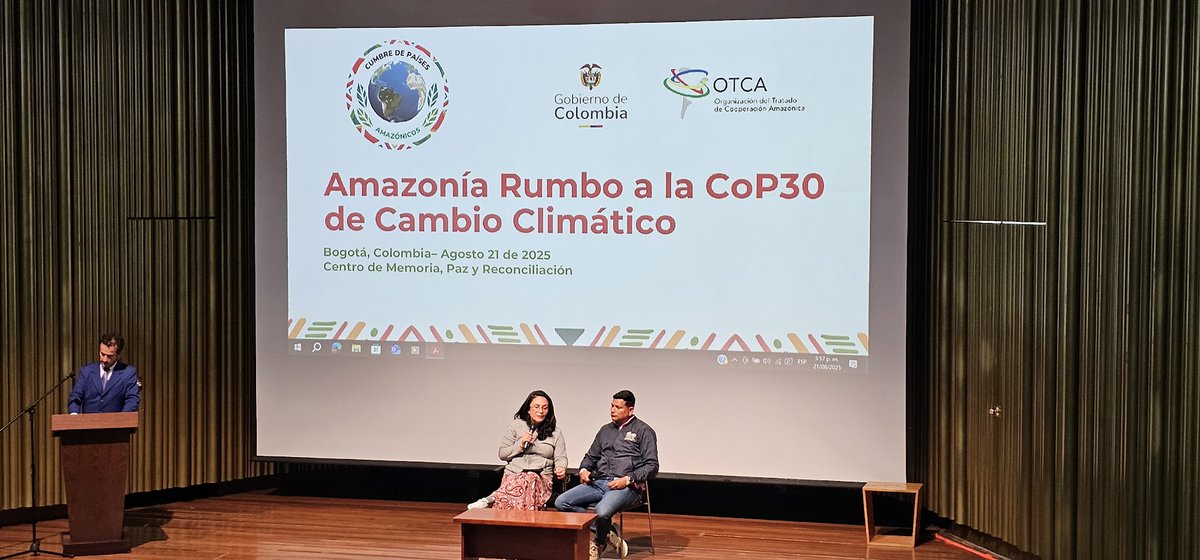 CAN_LA_'s tweet photo. 🌎 Desde #CANLA participamos en el taller Amazonia rumbo a la #COP30 en Bogotá, organizado por @MinAmbienteCo y la #OTCA.
✨ Con aportes de nuestro equipo de incidencia reflexionamos sobre financiamiento climático y transición justa y género para sumar voces por la justicia climática y la protección de la Amazonía. 🌱
#JusticiaClimática #Amazonía