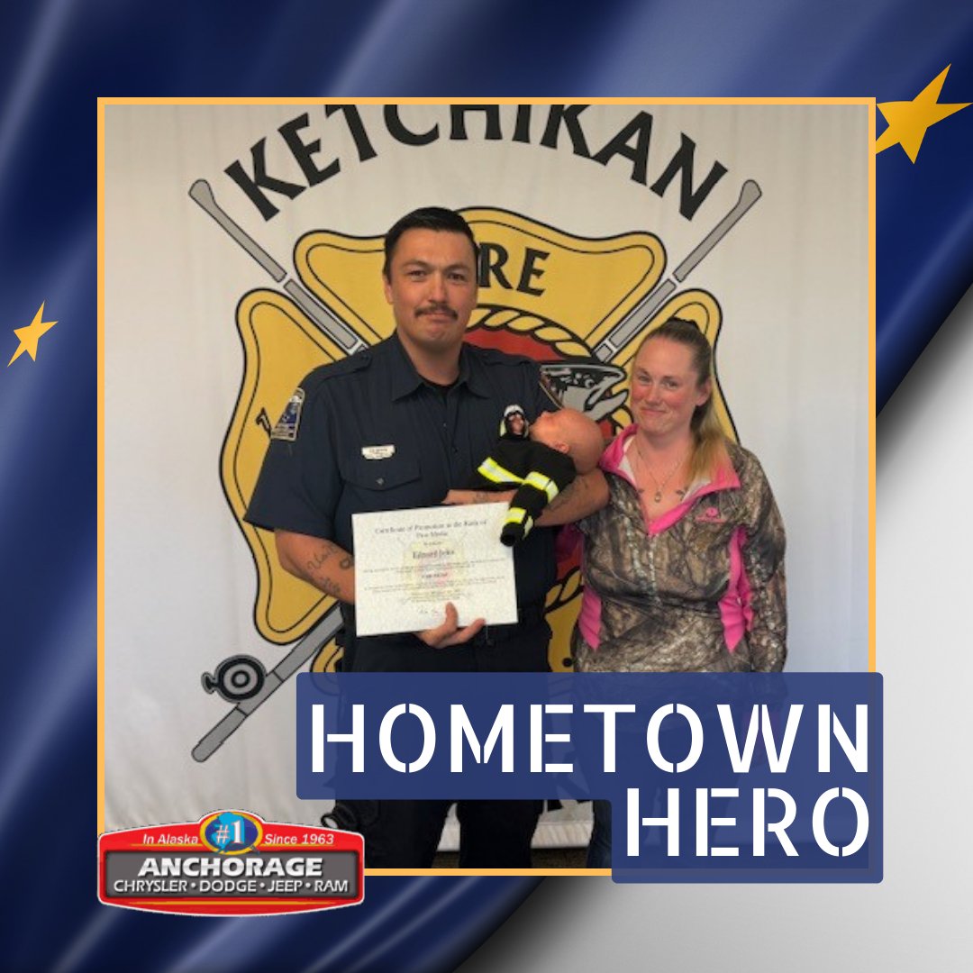 YourAlaskalLink (@youralaskalink) on Twitter photo HOMETOWN HERO: Congratulations to Eddie John -- Ketchikan's newest fire medic! Leaders with the Ketchikan Fire Department say being a fire medic demands advanced training, critical thinking and unwavering dedication. 
MORE HOMETOWN HEROES: youralaskalink.com/hometown_hero/ HOMETOWN HERO: Congratulations to Eddie John -- Ketchikan's newest fire medic! Leaders with the Ketchikan Fire Department say being a fire medic demands advanced training, critical thinking and unwavering dedication. 
MORE HOMETOWN HEROES: youralaskalink.com/hometown_hero/