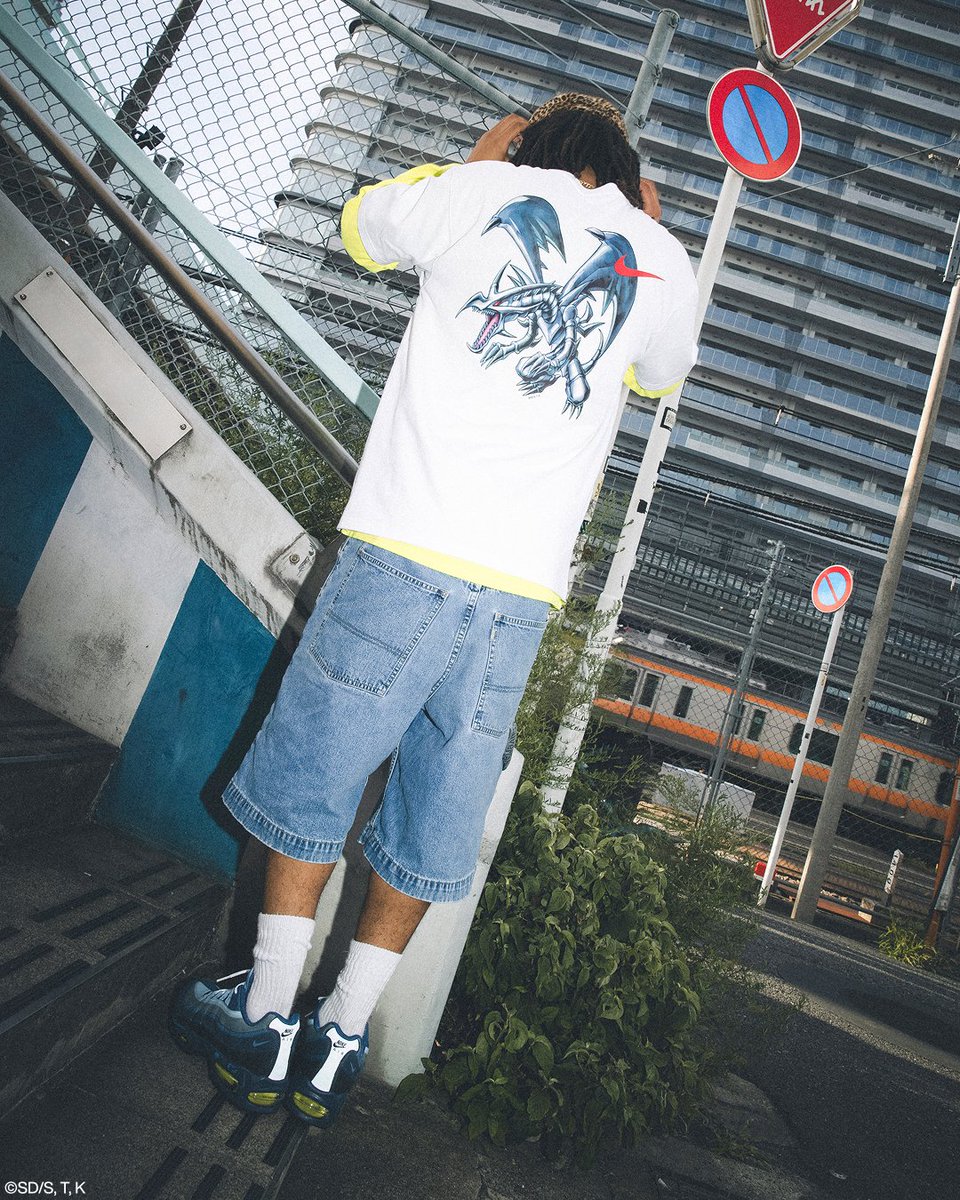 I’m just getting warmed up!

This is the official Nike x Yu-Gi-Oh! Destroyer Jacket, inspired by our high school, Domino High. And for the Nike x Yu-Gi-Oh! Solo Swoosh Tees... WE’RE TALKING RED-EYES BLACK DRAGON, FOLKS!
