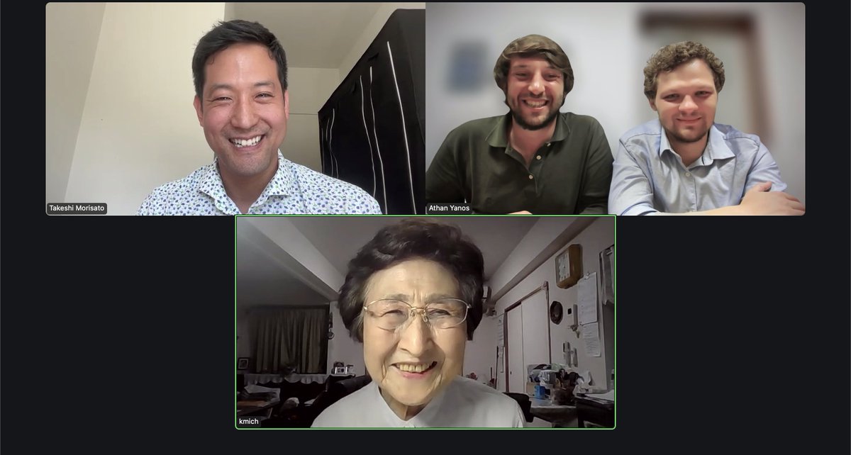 My former phil student, <a href="/AthanYanos/">Athan Yanos</a> interviewed, Kodama Michiko, Assistant Secretary General of Nihon Hidankyo (Nobel Peace Prize Laureate) &amp; I served as his team’s interpretor. Here is their amazing article &amp; pic: commondreams.org/opinion/hirosh…
<a href="/commondreams/">Common Dreams</a>